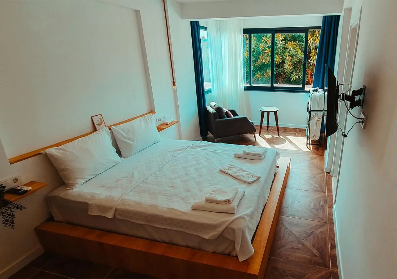 Photo of the whole room, Bed in Deniz Otel