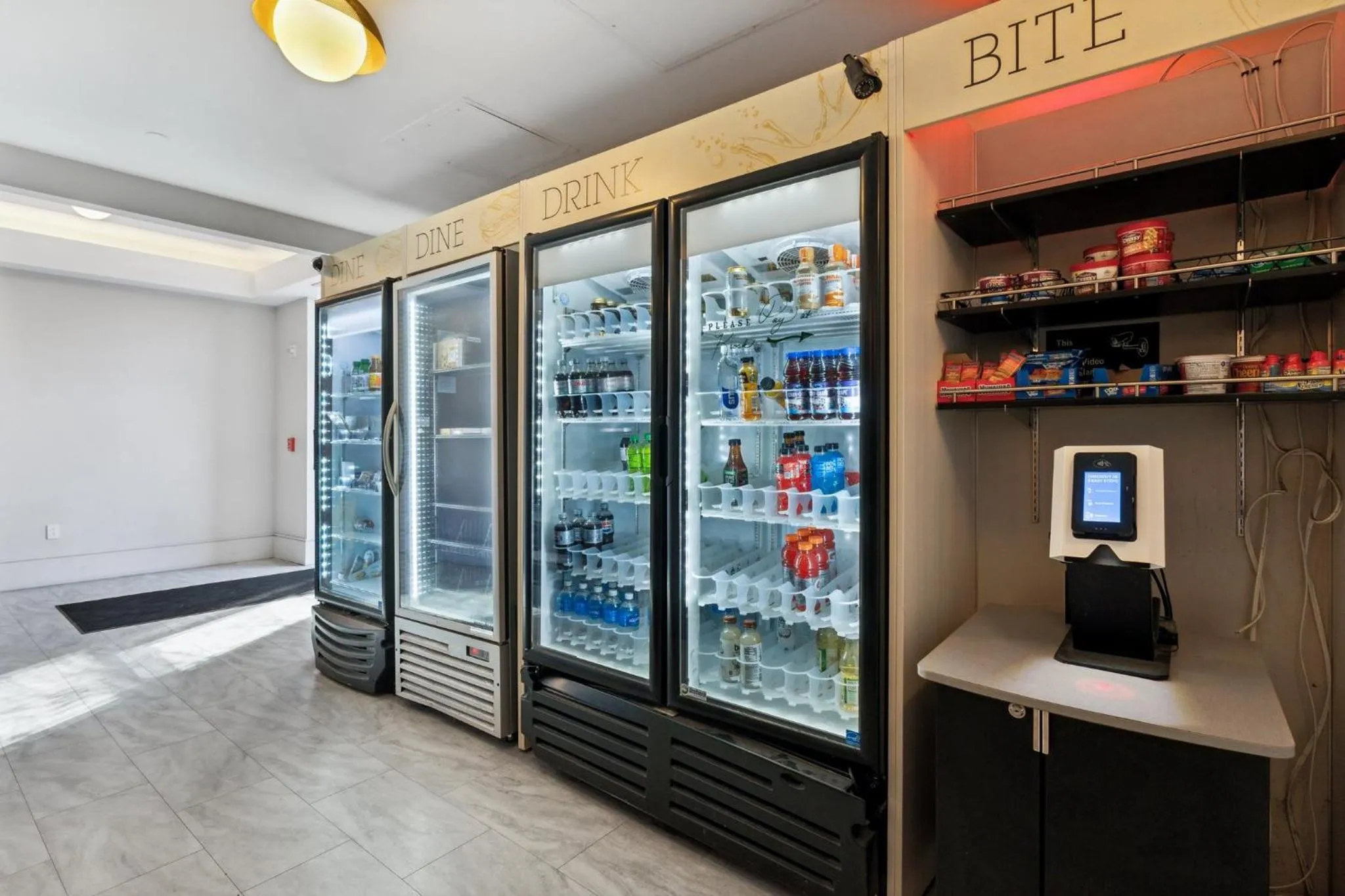 vending machine in Placemakr Downtown Pittsburgh at The Pennsylvanian