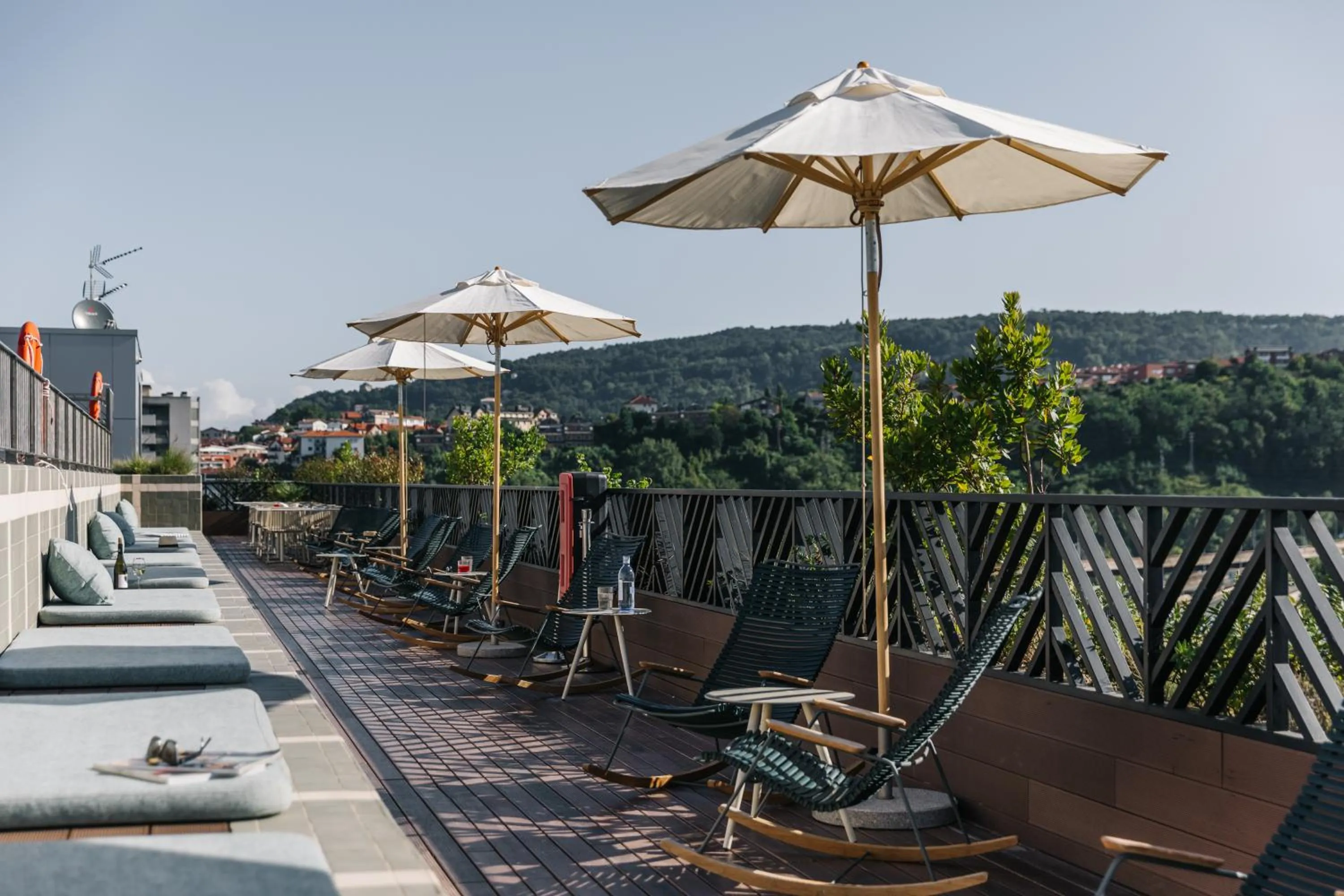 Patio in The Social Hub San Sebastian Extended Stay