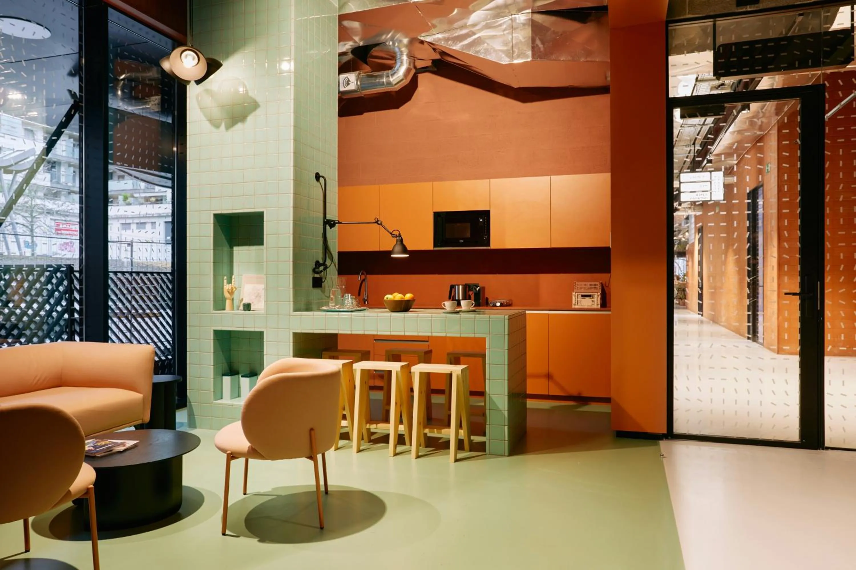 Lobby or reception in The Social Hub San Sebastian Extended Stay