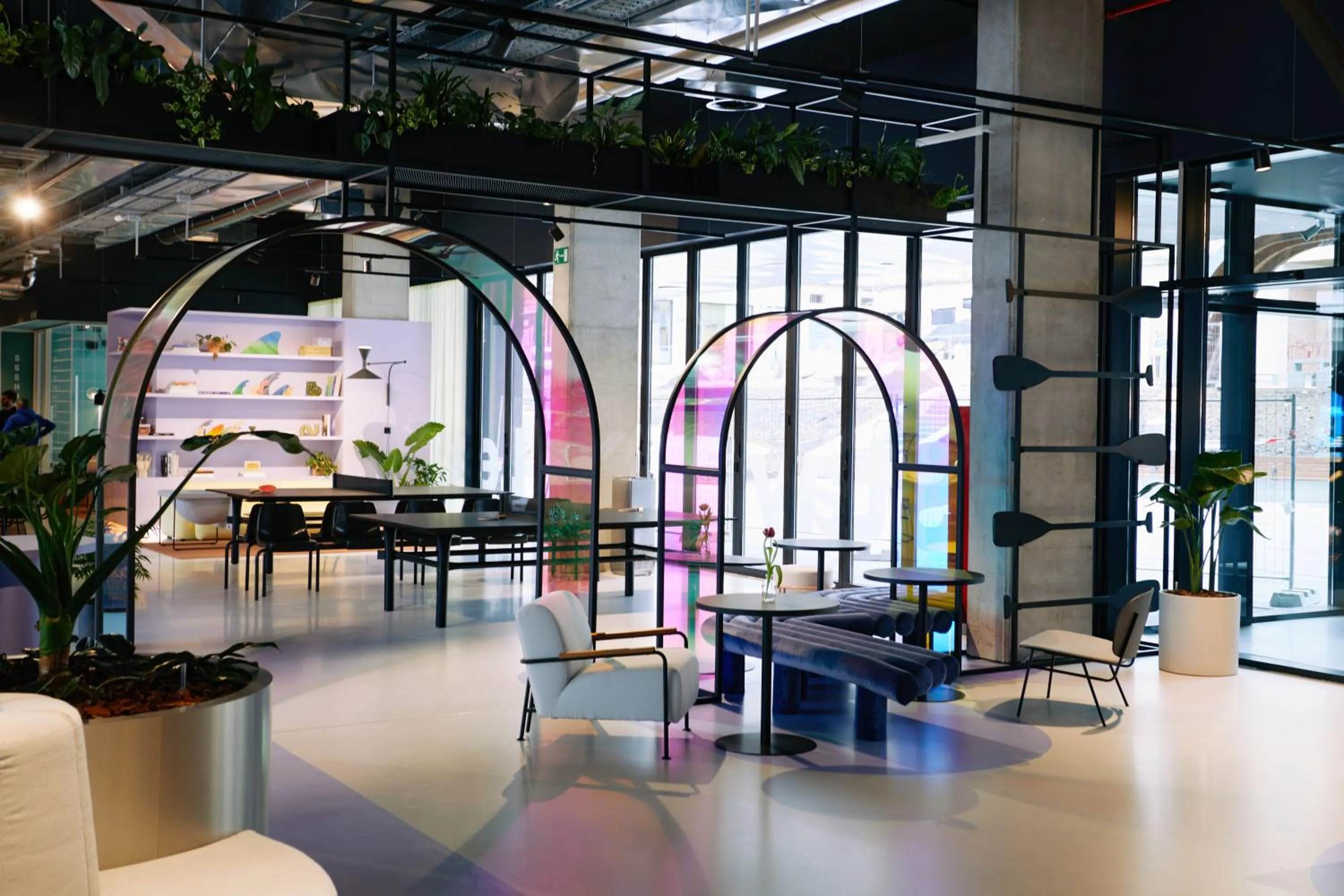 Lobby or reception in The Social Hub San Sebastian Extended Stay