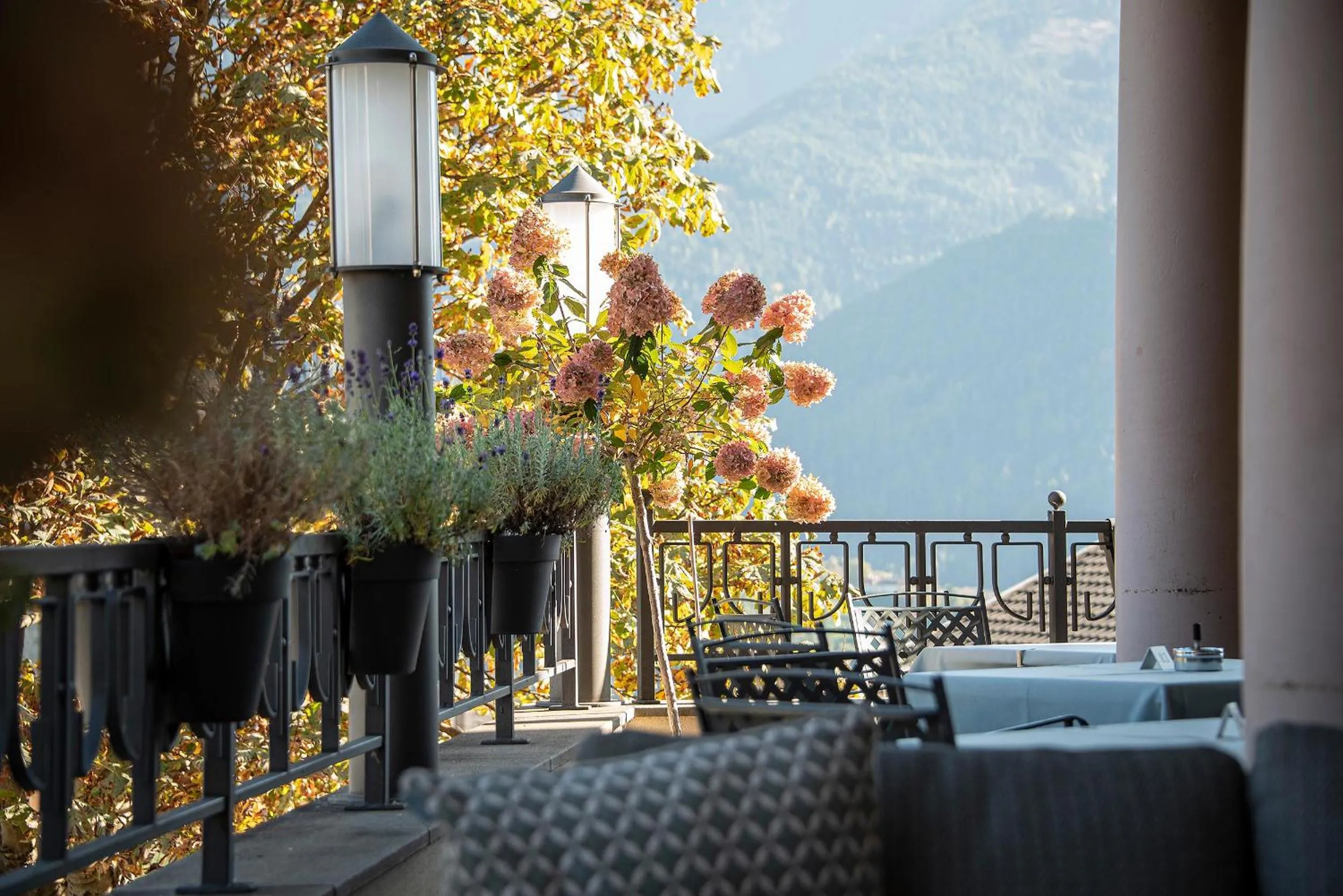 Balcony/Terrace in Taubers Unterwirt Aktiv & Vitalhotel