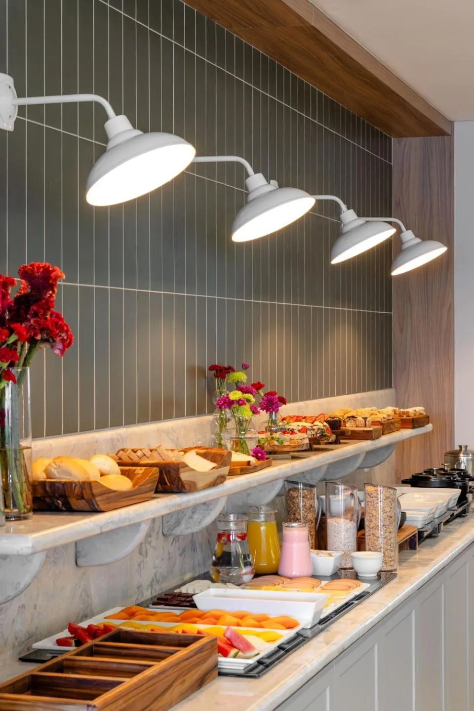 Buffet breakfast in Villano Hotel