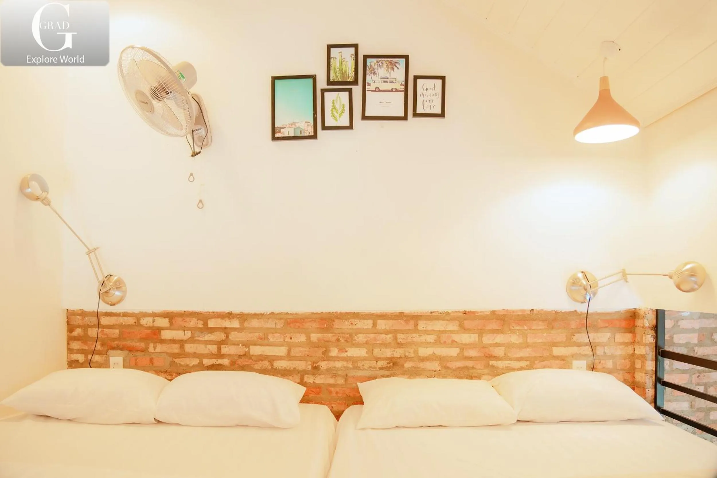 Bed in Hoang Yen Villa & Coffee