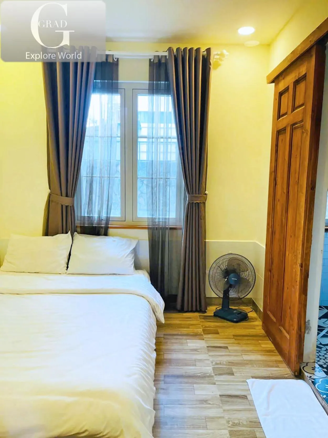 Bed in Hoang Yen Villa & Coffee