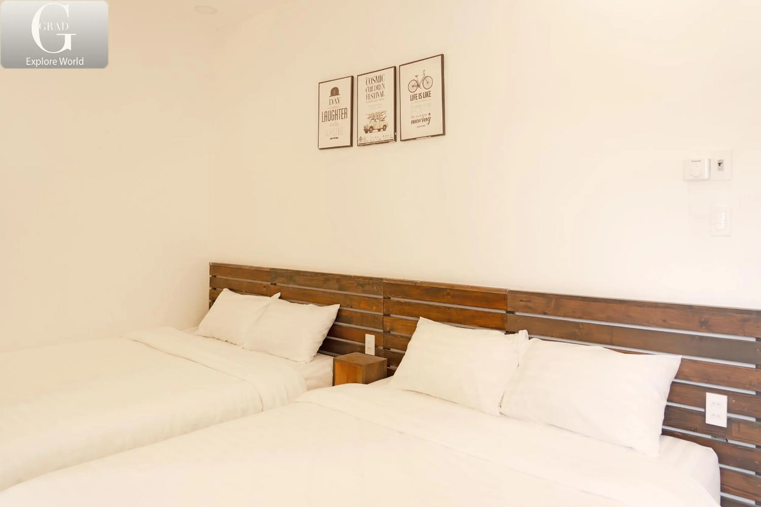 Bed in Hoang Yen Villa & Coffee