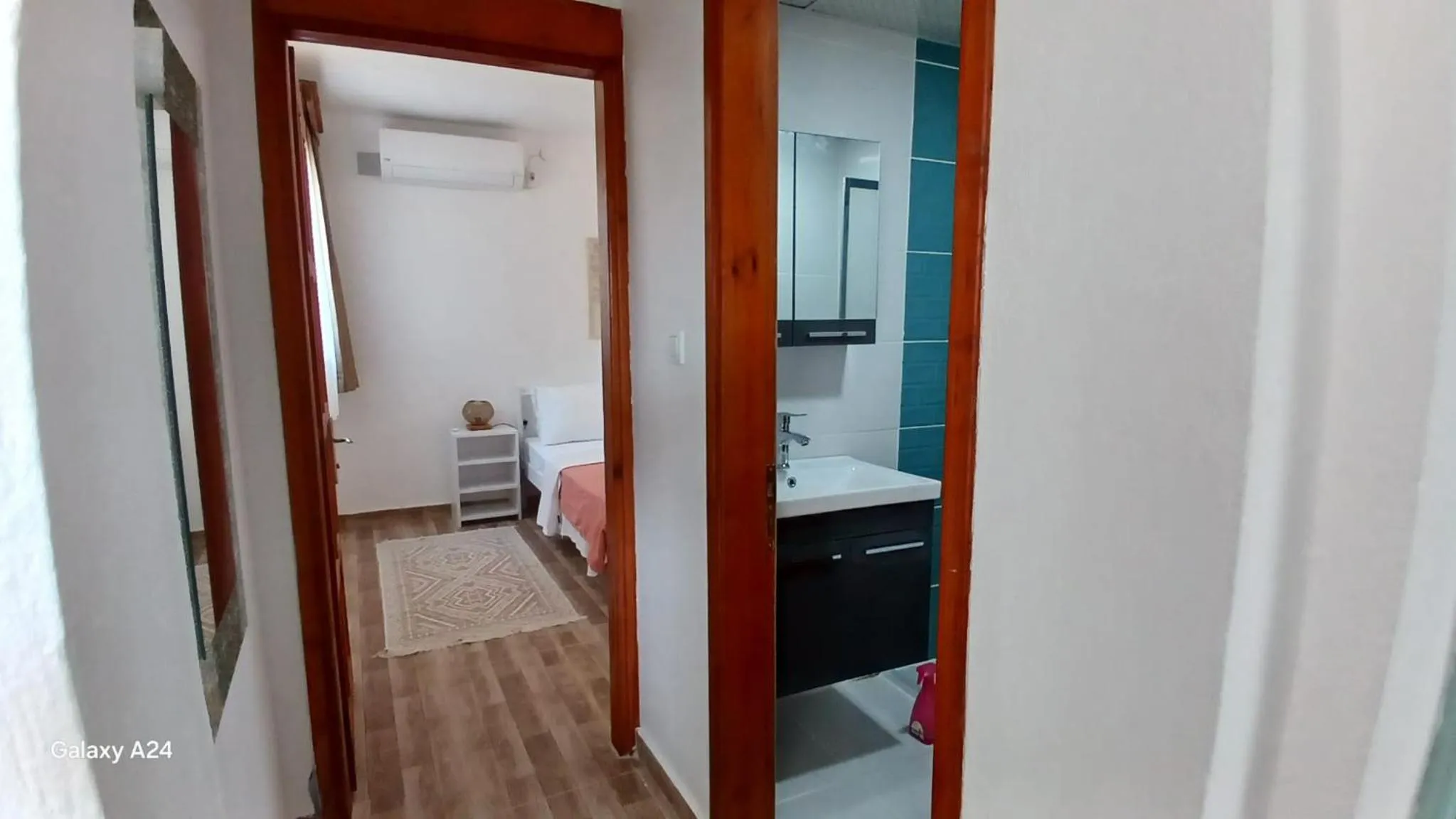 Bathroom, Bed in Kavala Hotel Bodrum