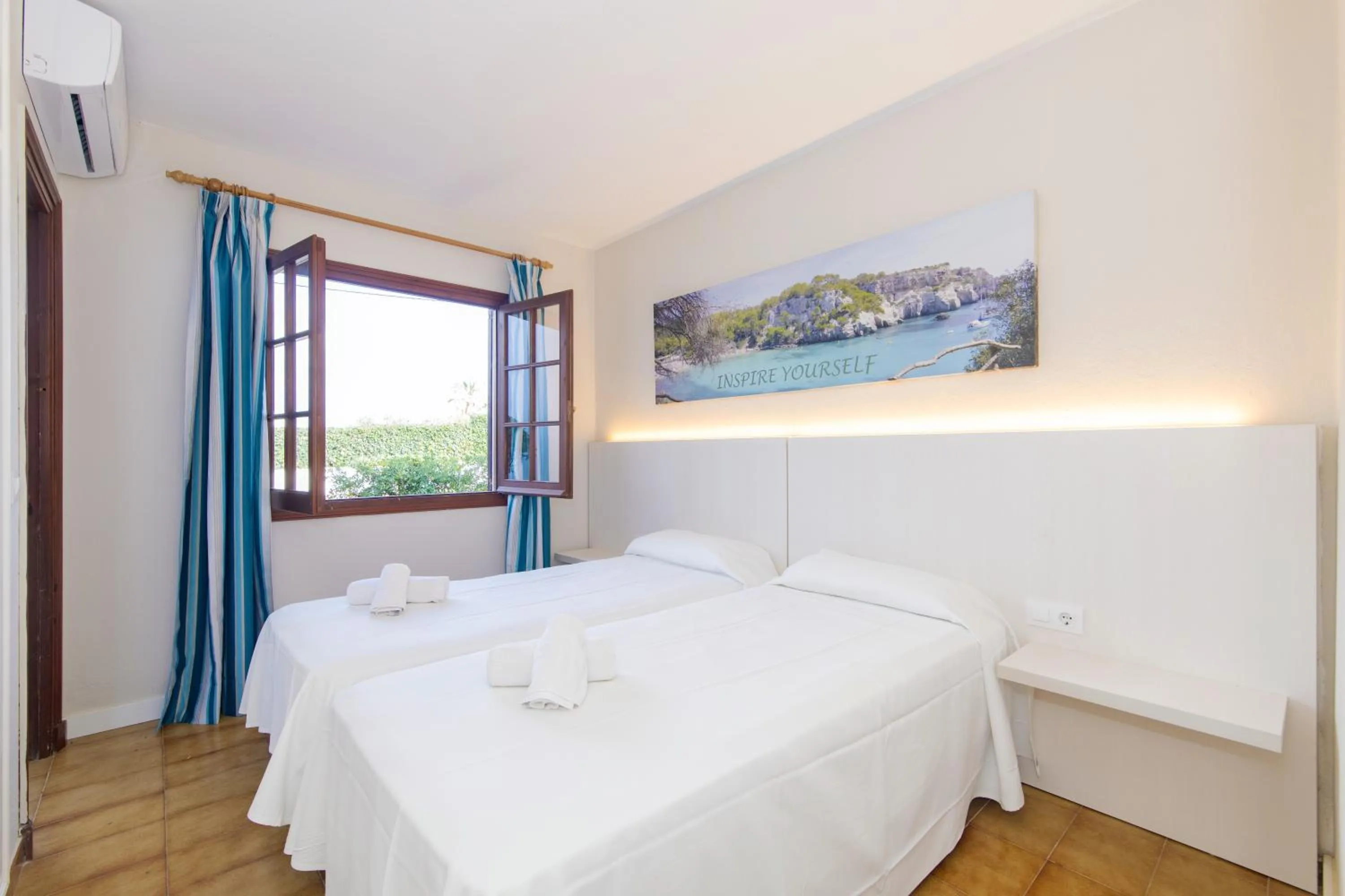 Bed in Siesta Mar Apartamentos