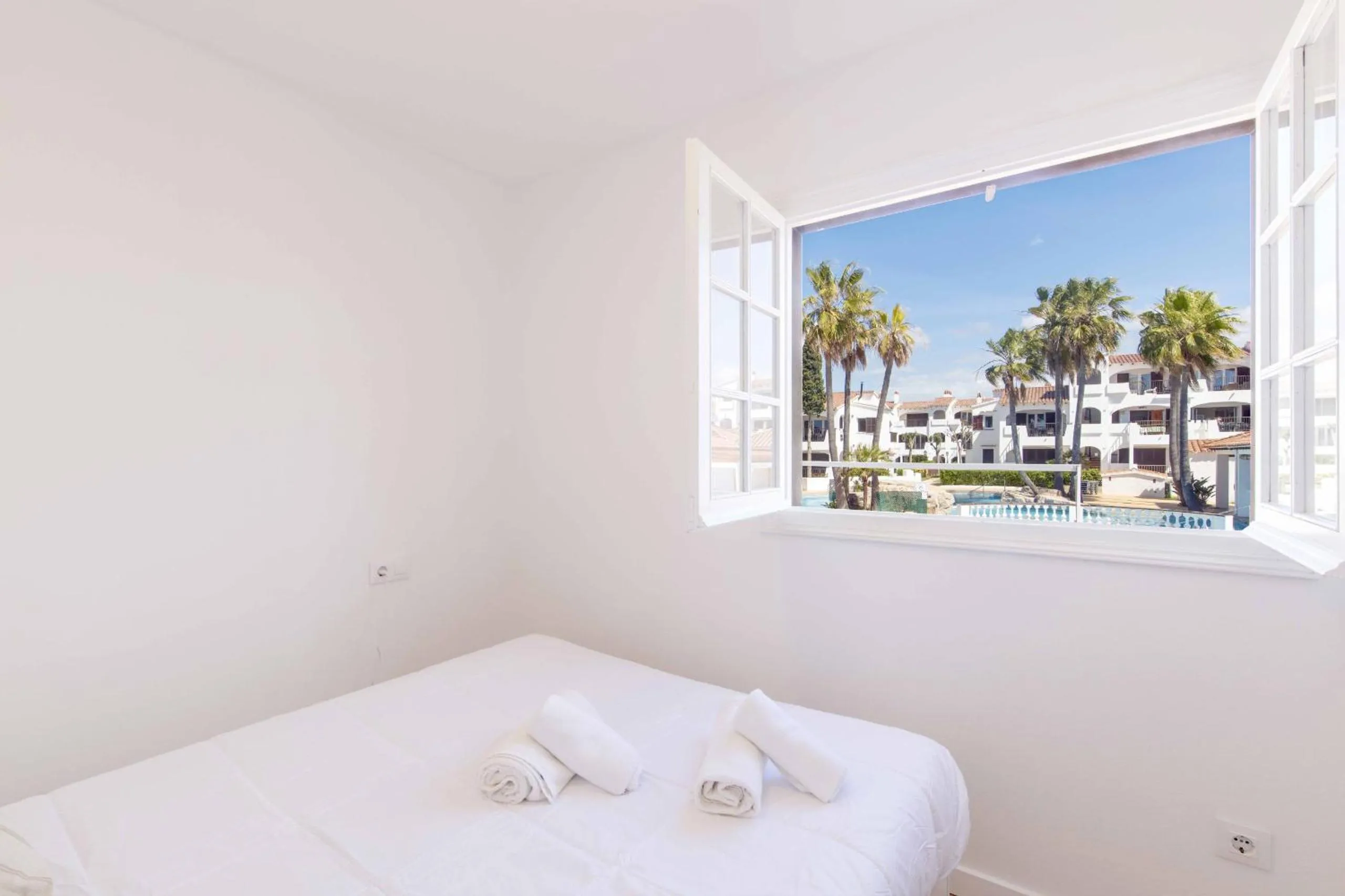 Bed in Siesta Mar Apartamentos