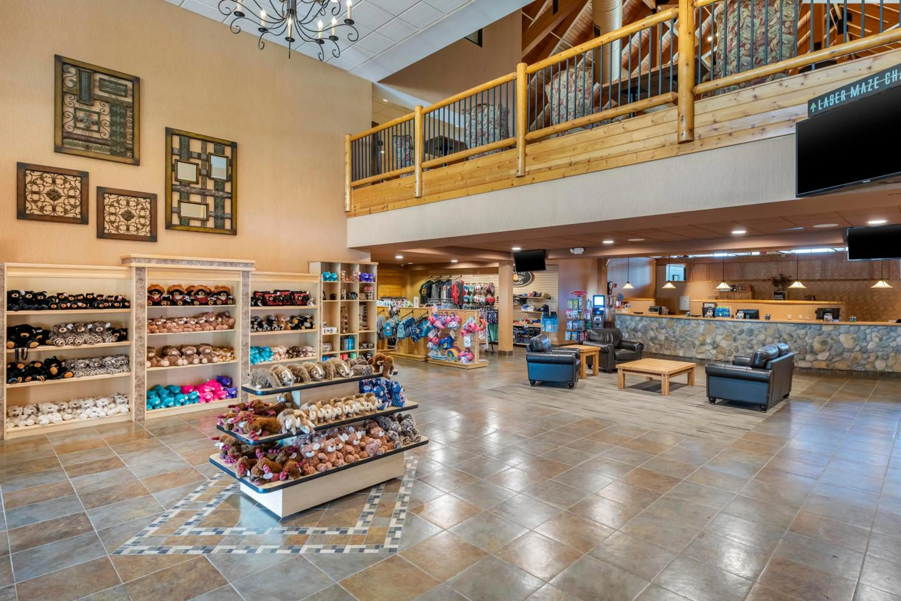 Lobby or reception in Three Bears Resort Waterpark Near Tomah Ascend Collection