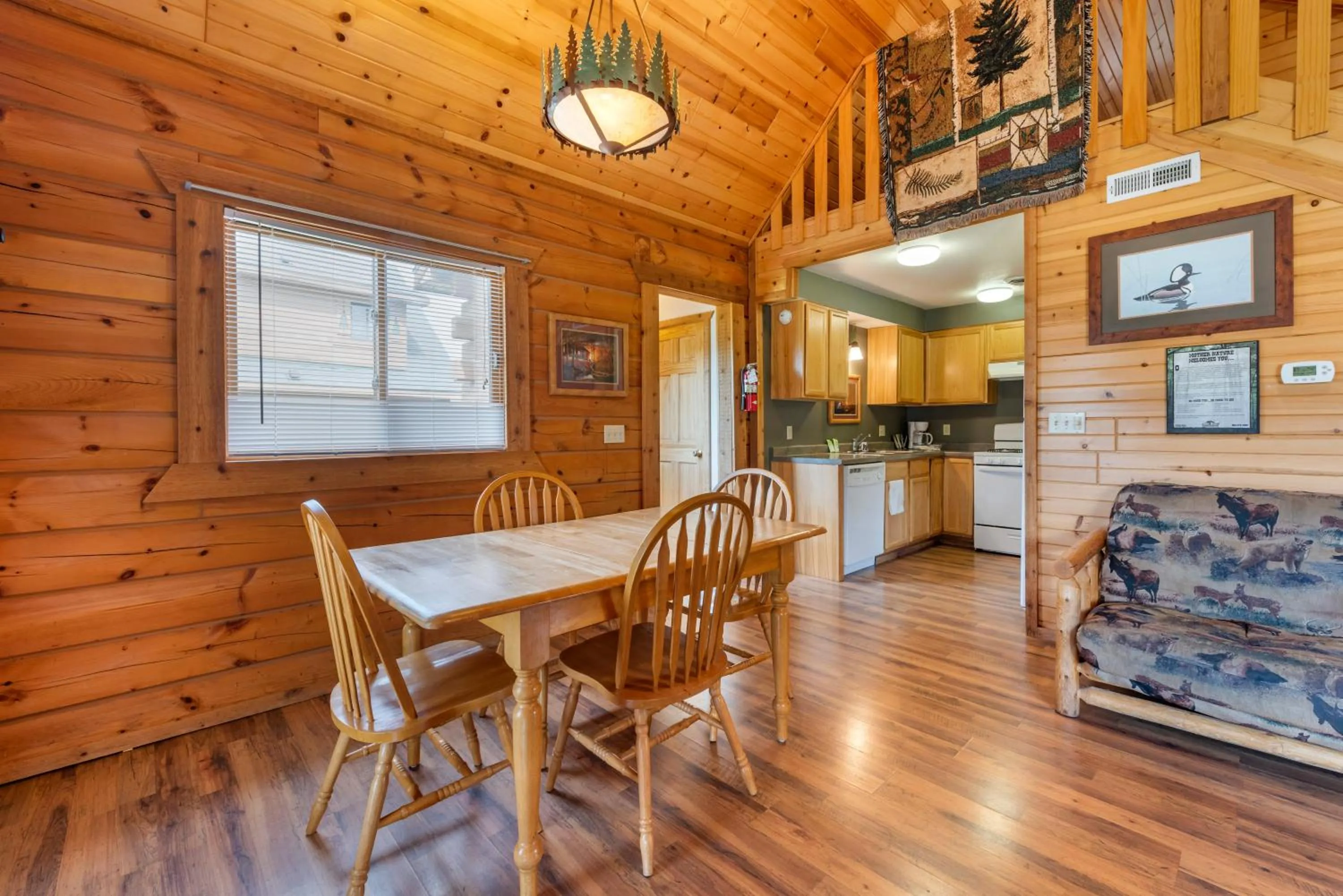 Kitchen or kitchenette in Three Bears Resort Waterpark Near Tomah Ascend Collection