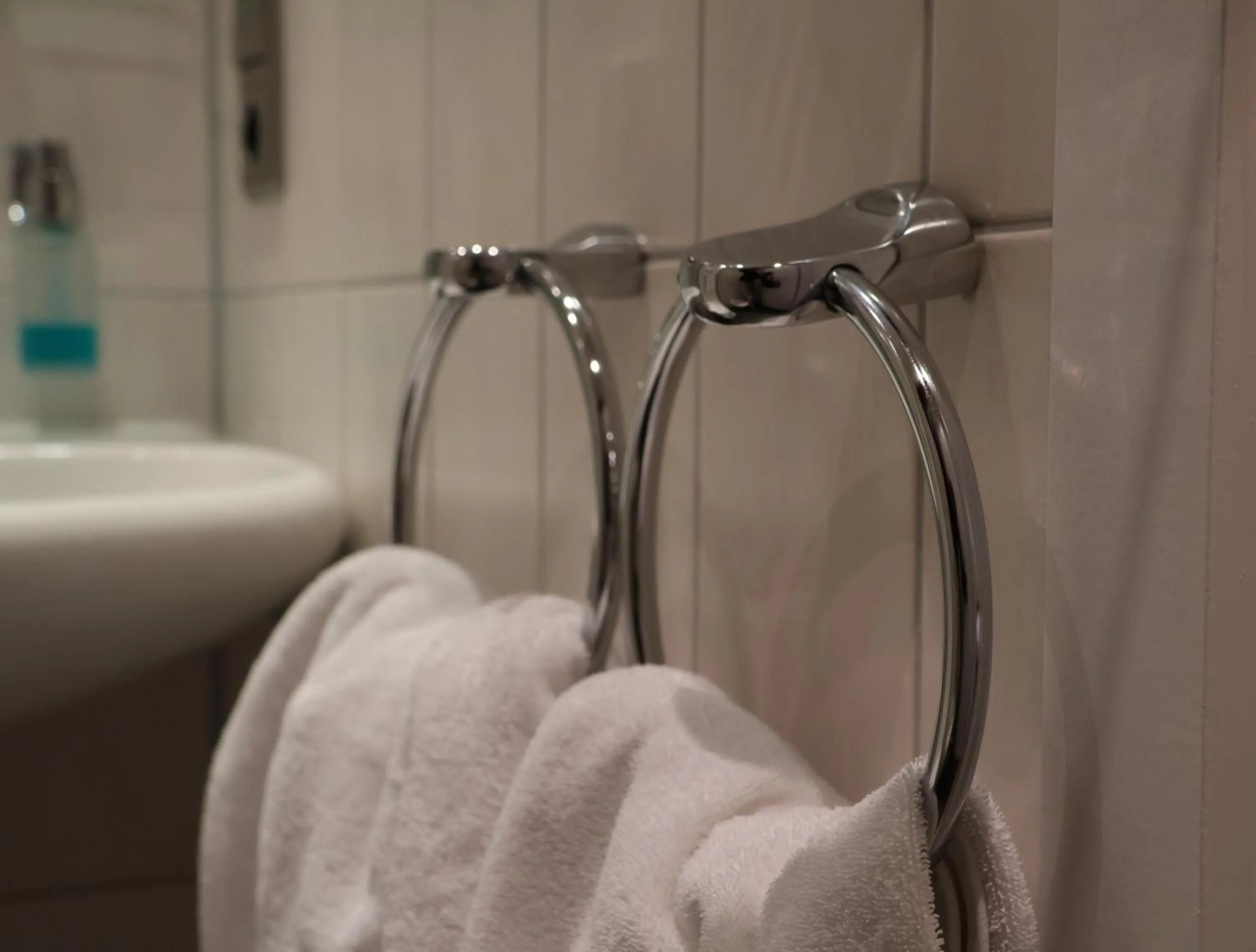 Bathroom in Hotel an der Therme