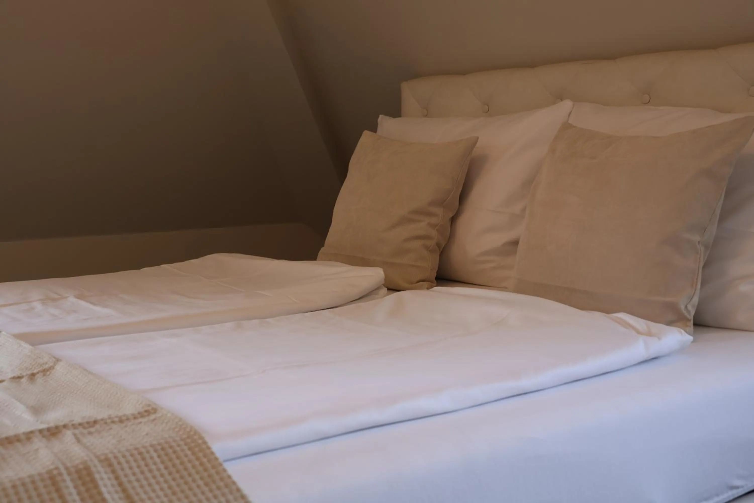 Bed in Hotel an der Therme