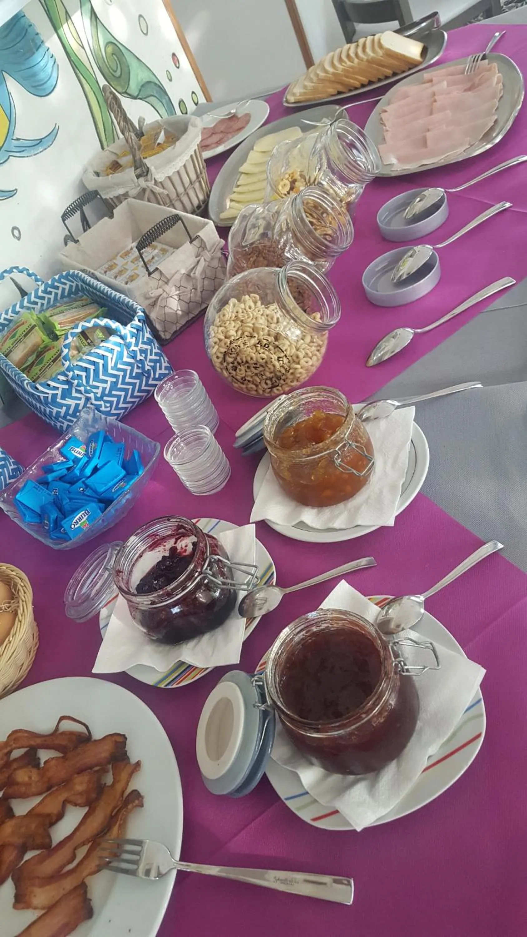 Food close-up in Hotel Flora