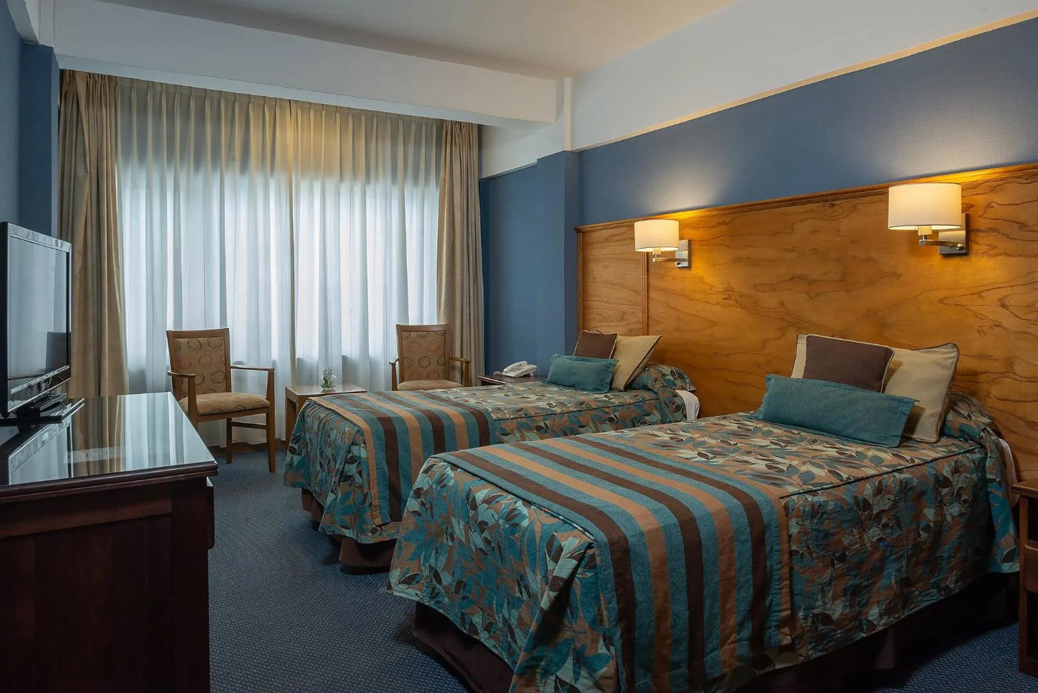 Bed in Hotel Tierra del Fuego