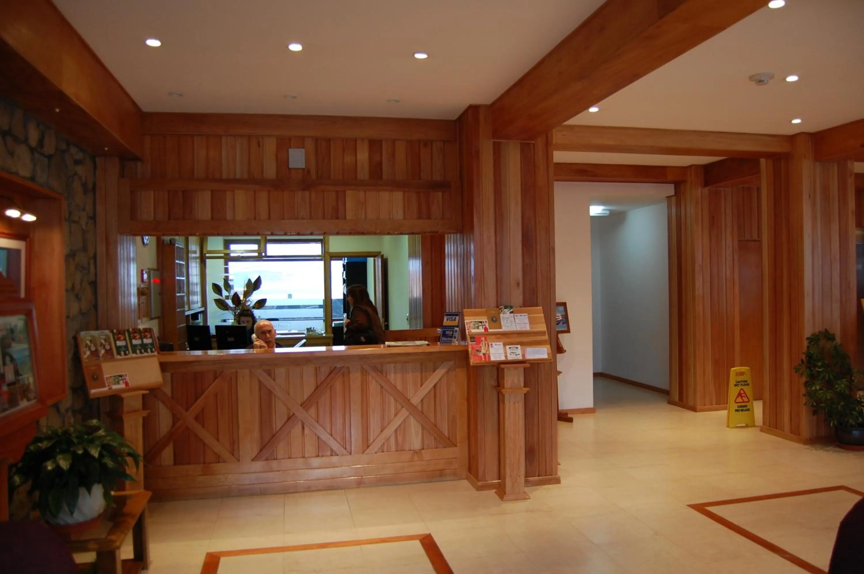 Lobby or reception in Hotel Tierra del Fuego