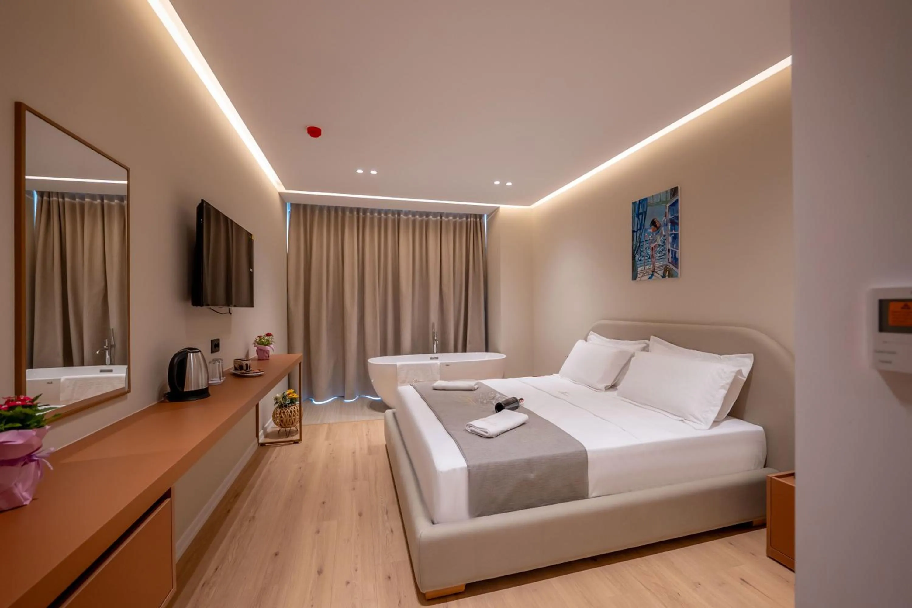 Bed in Jako Premium Hotel