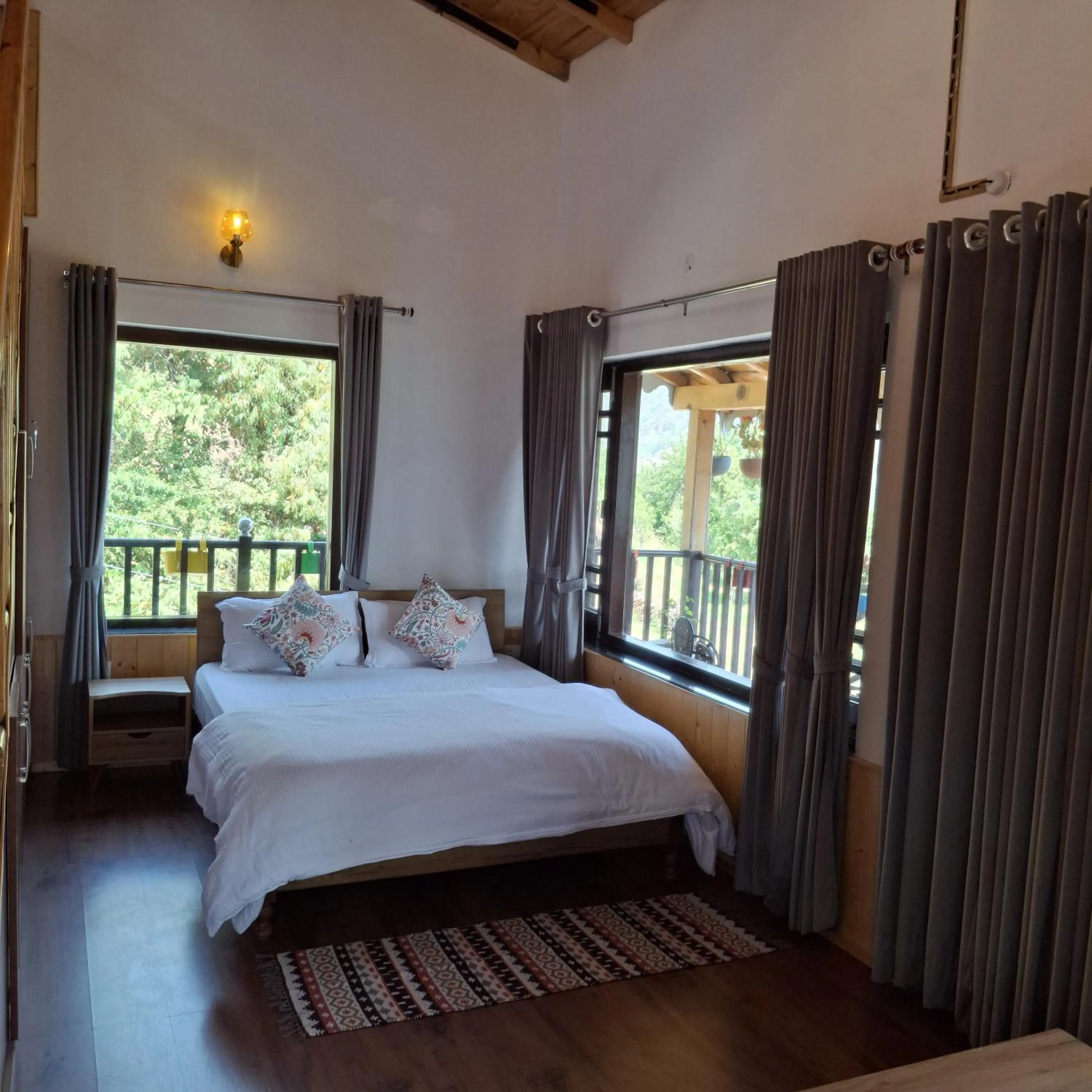 Bed in Happy Himalayan Homes