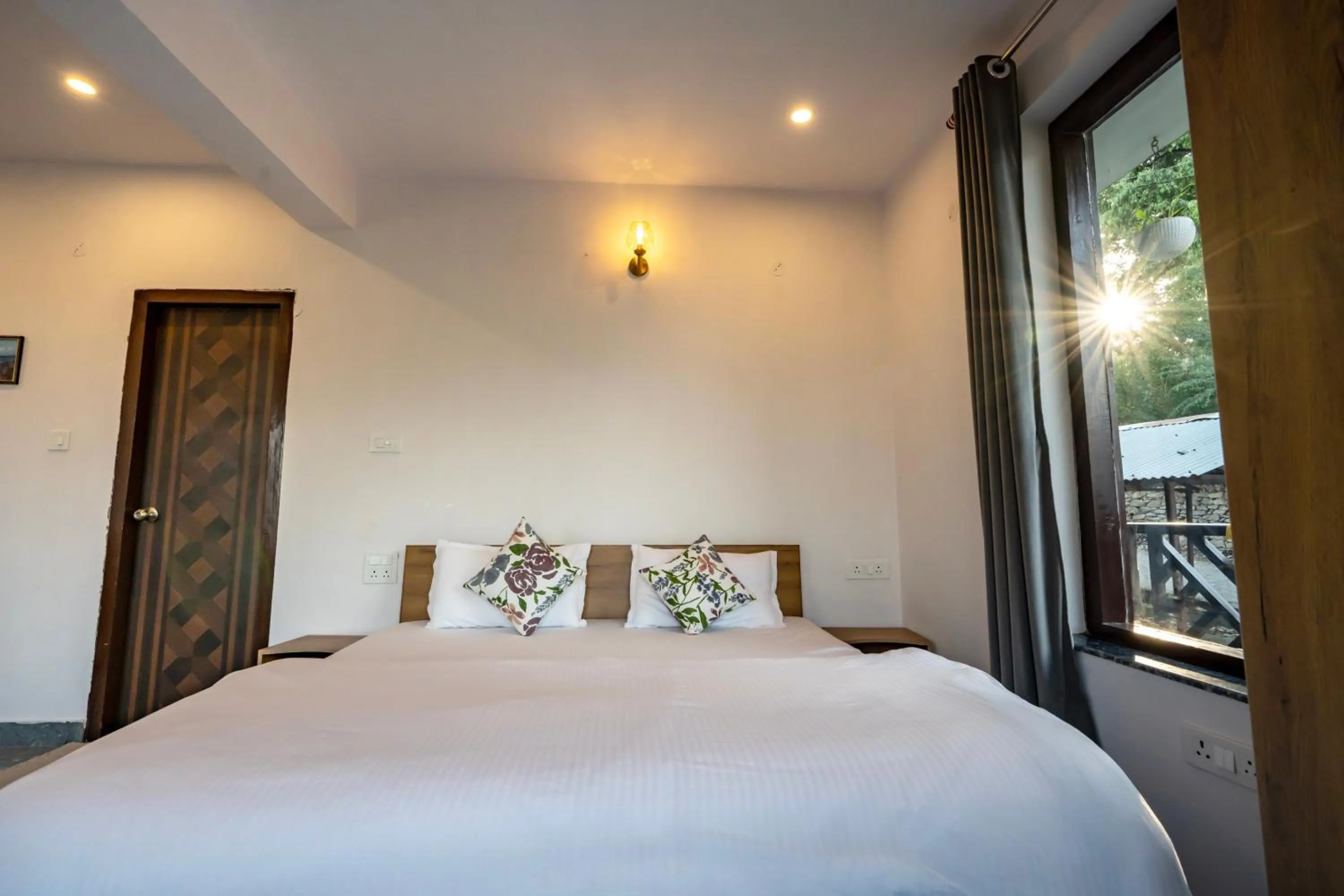 Bed in Happy Himalayan Homes