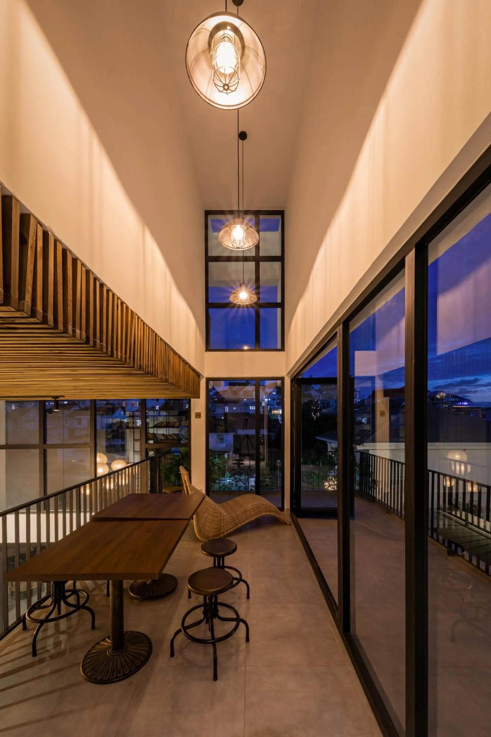 Balcony/Terrace in D'Mai Xanh Boutique Hotel Da Lat