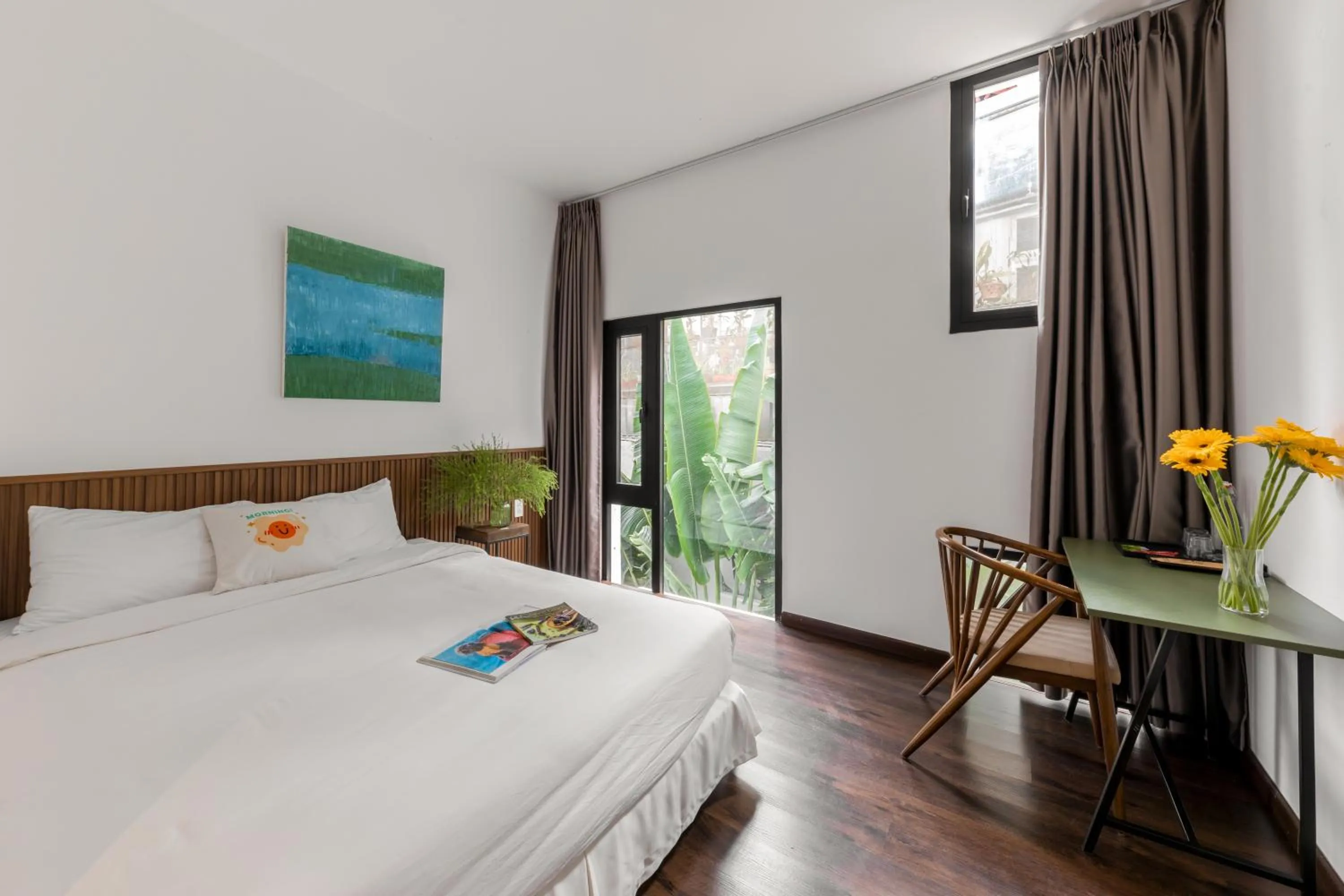 Bed in D'Mai Xanh Boutique Hotel Da Lat