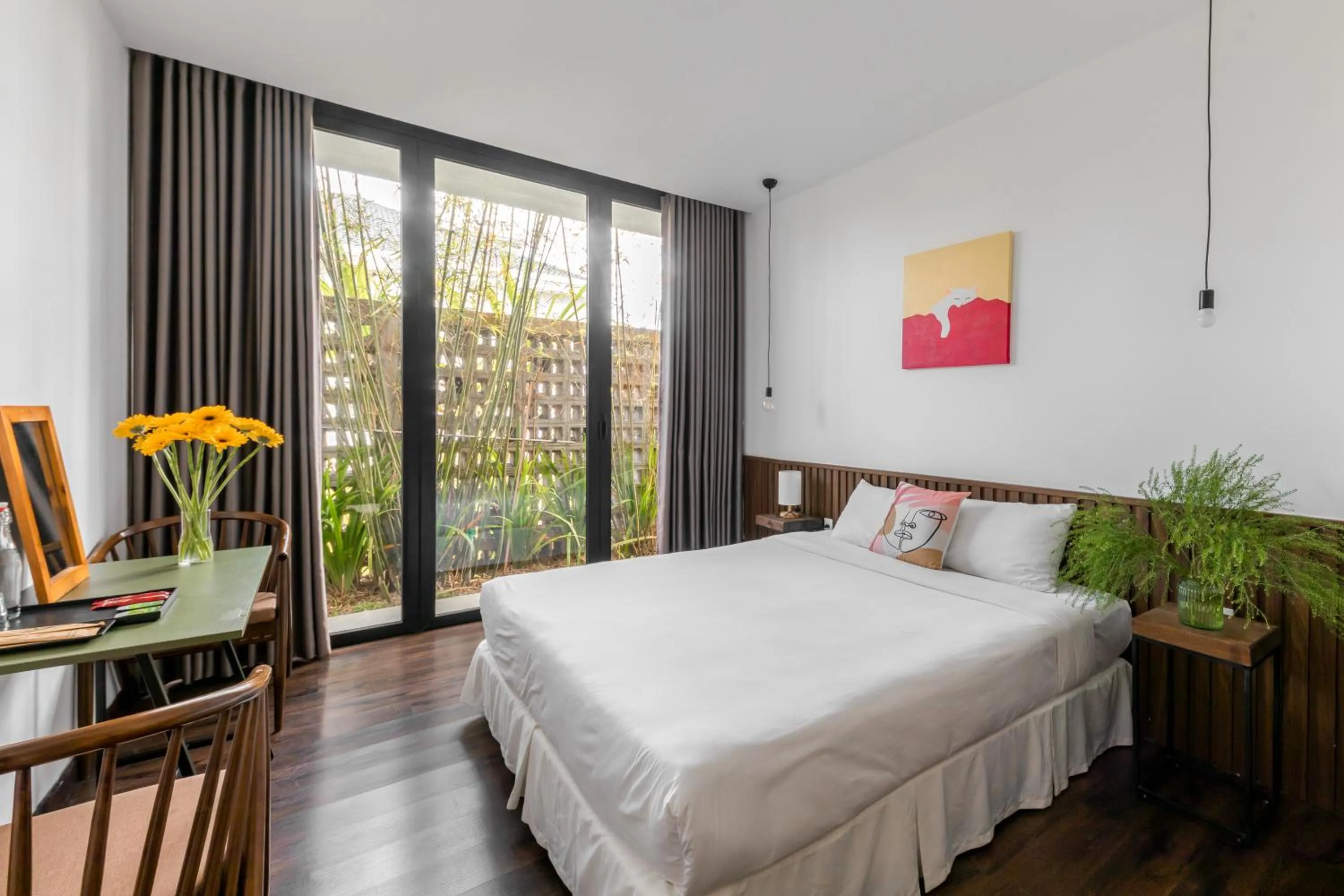 Bed in D'Mai Xanh Boutique Hotel Da Lat