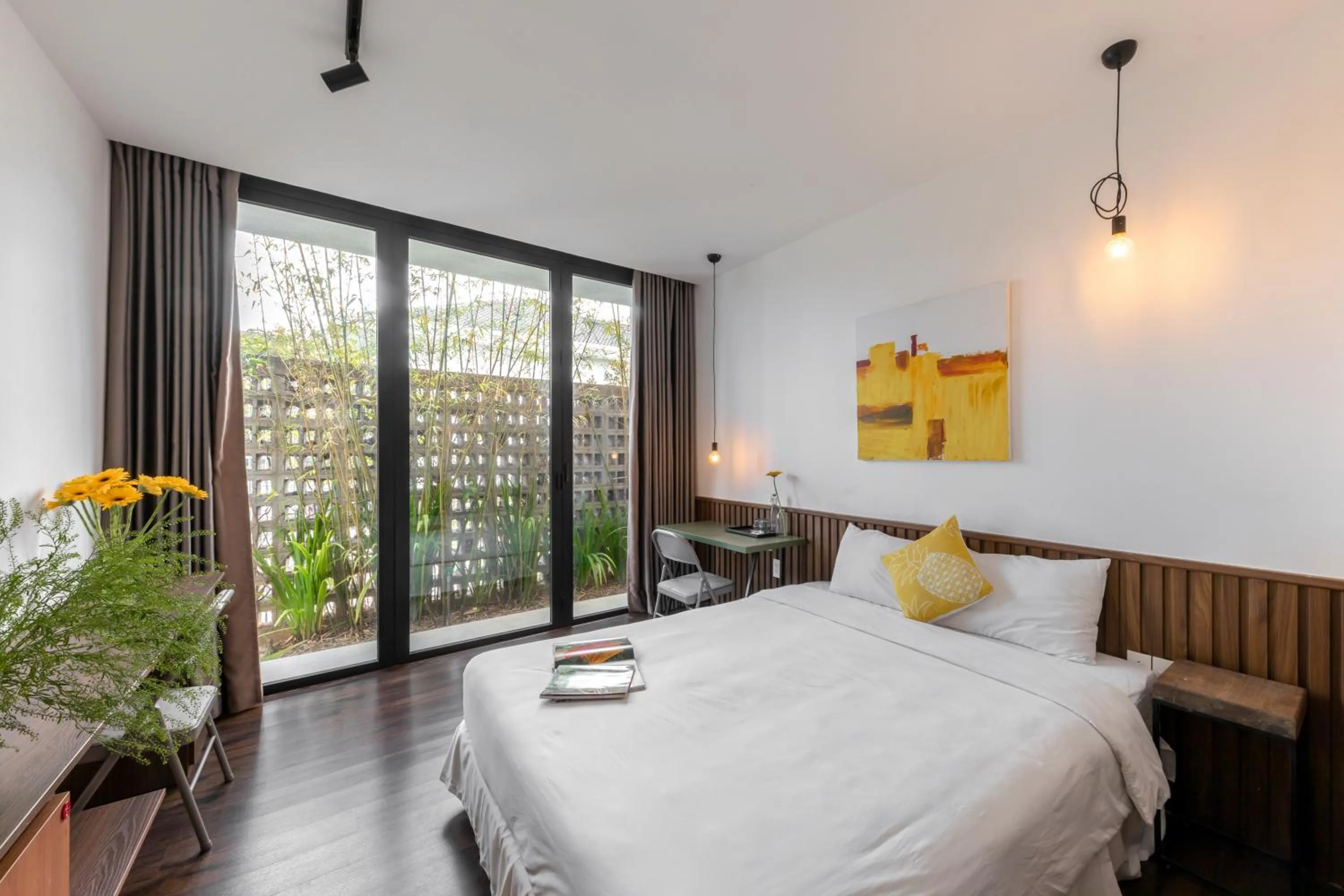 Bed in D'Mai Xanh Boutique Hotel Da Lat