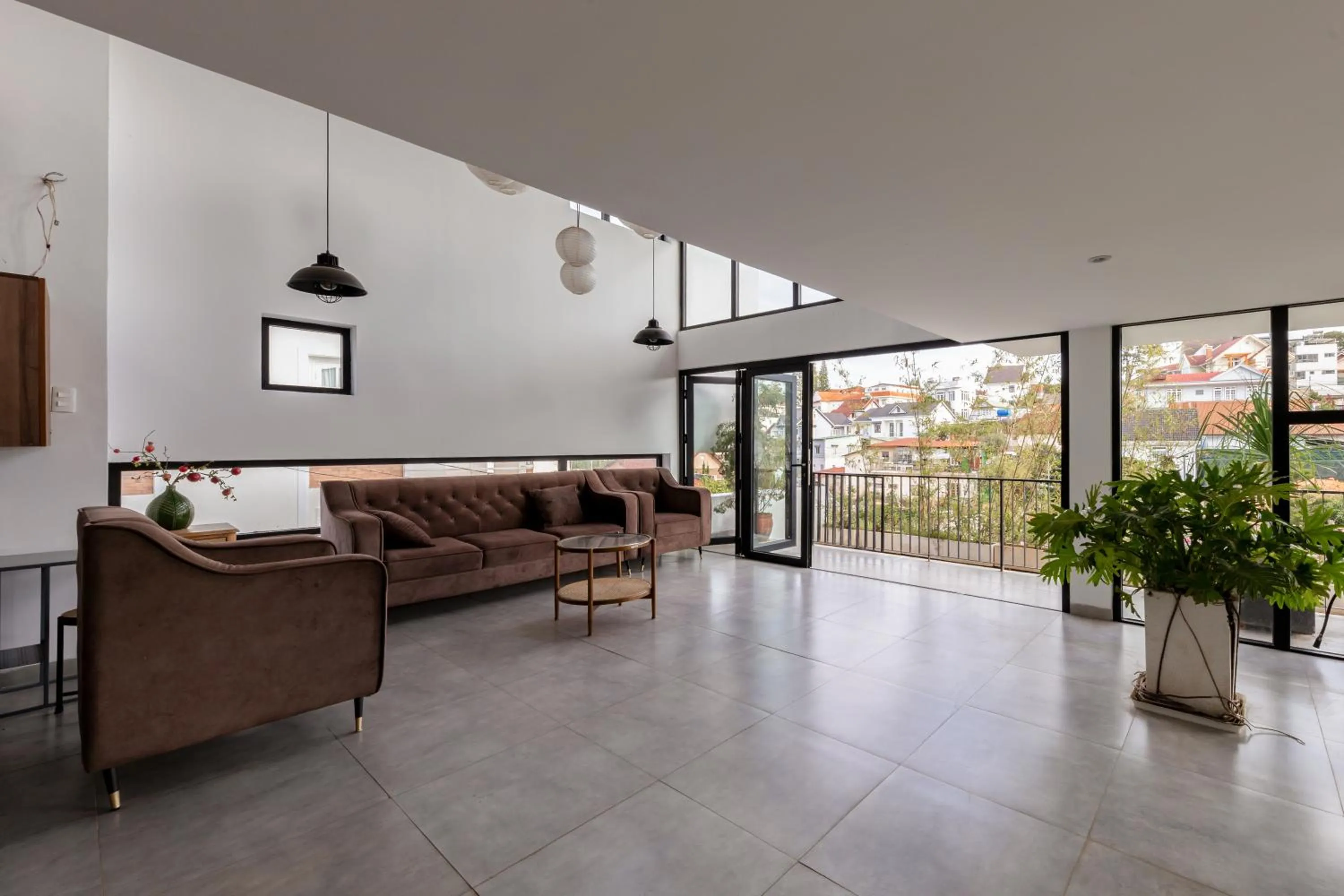 Living room in D'Mai Xanh Boutique Hotel Da Lat