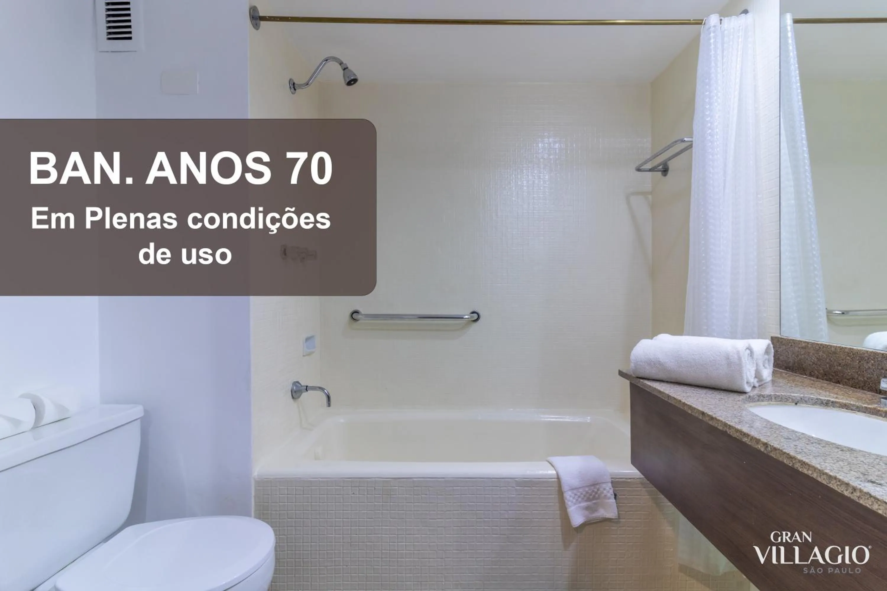 Bathroom in Gran Villagio Hotel SP by Castelo Itaipava