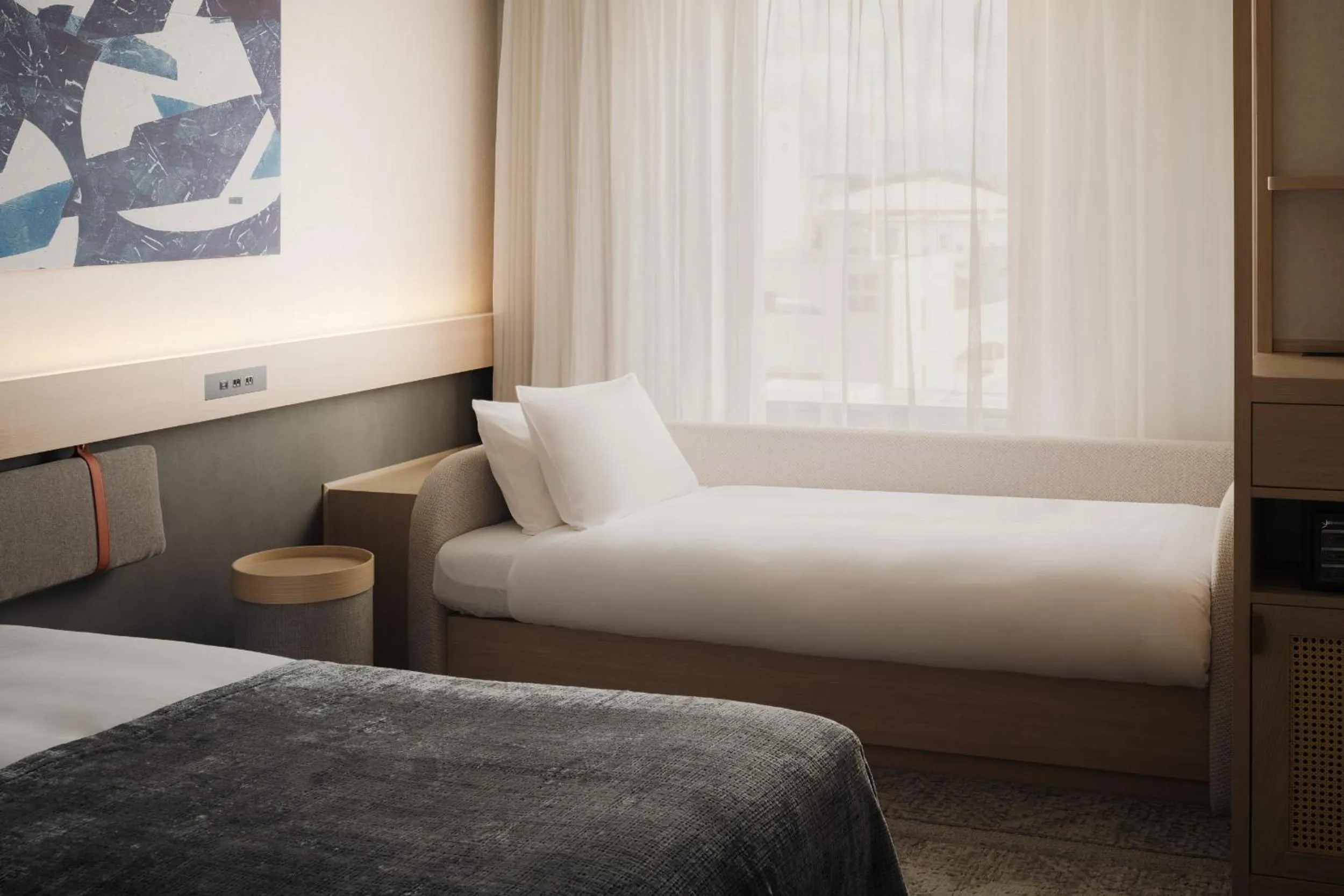 Photo of the whole room, Bed in THE NEST Naha