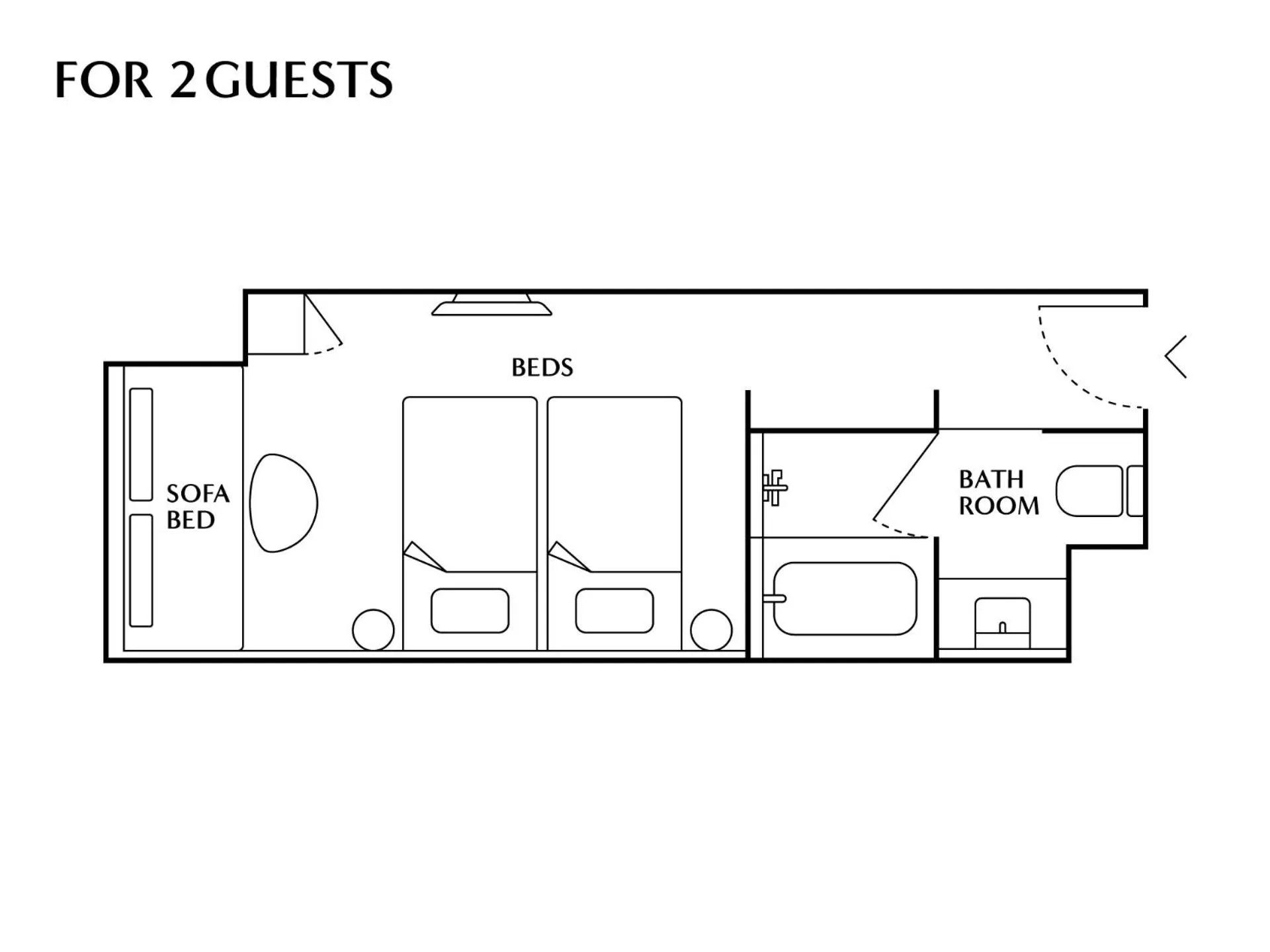 Floor plan in THE NEST Naha