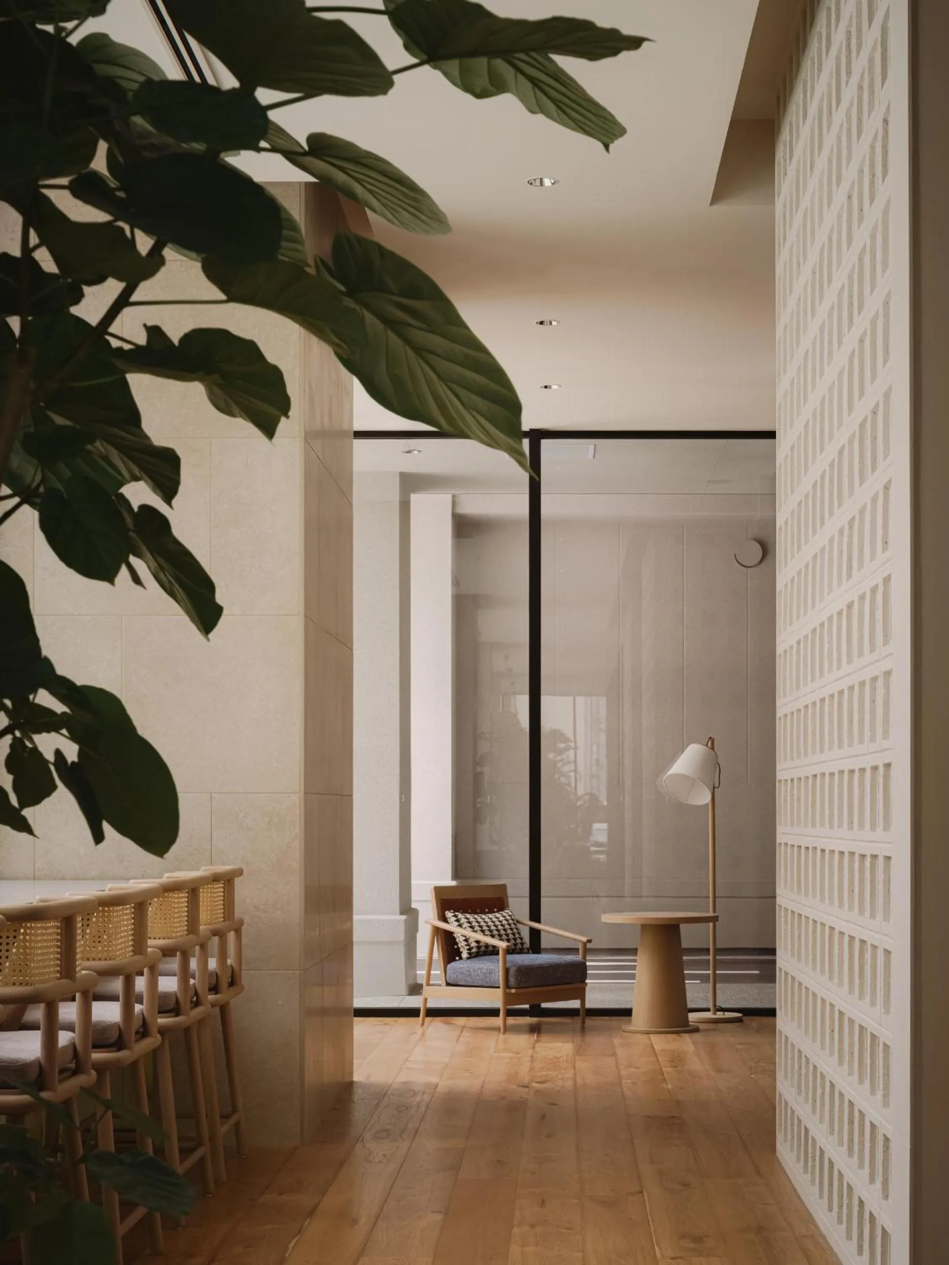 Lobby or reception in THE NEST Naha