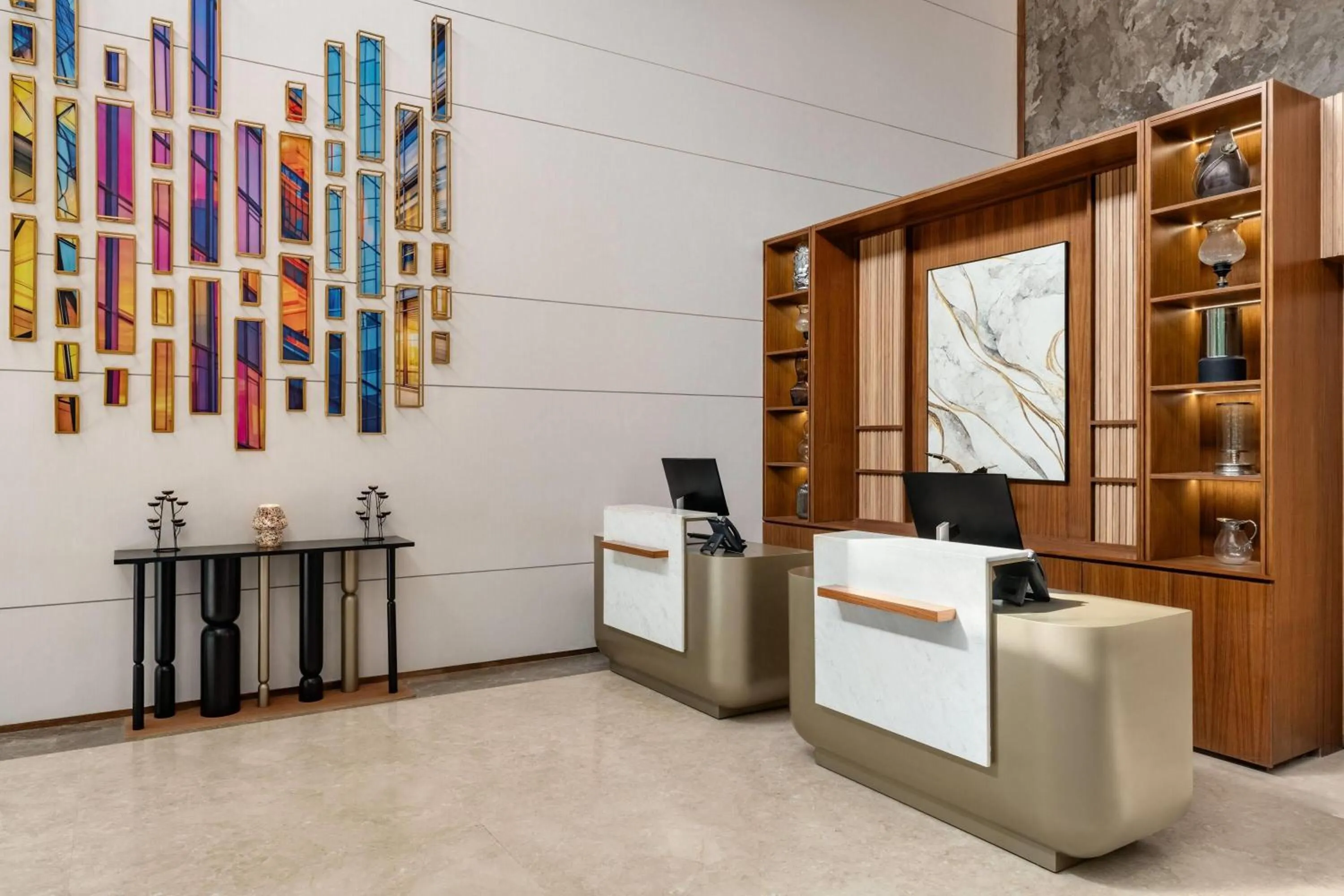 Lobby or reception in Ramada Encore by Wyndham Gurugram Dwarka Expressway