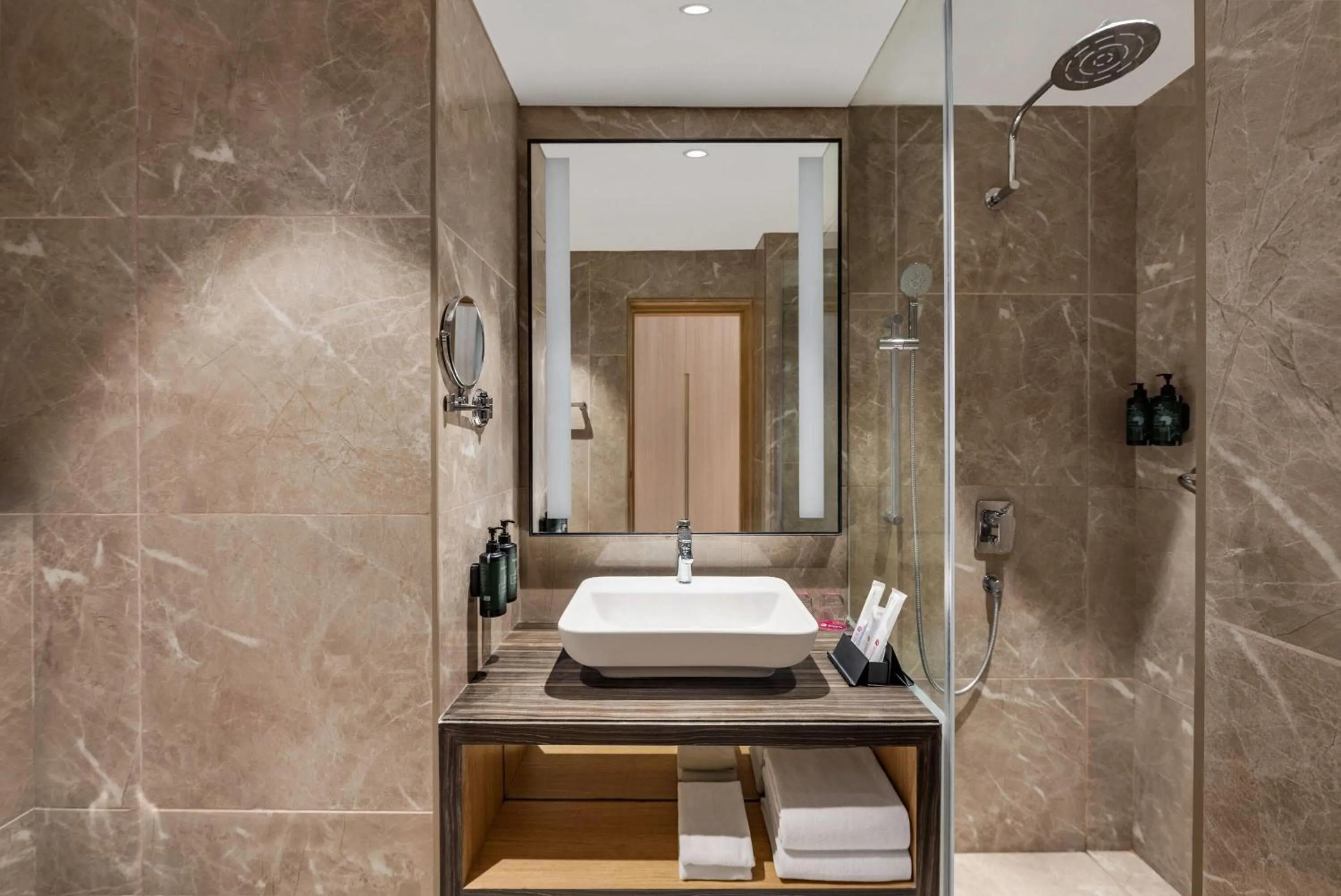 Bathroom in Ramada Encore by Wyndham Gurugram Dwarka Expressway