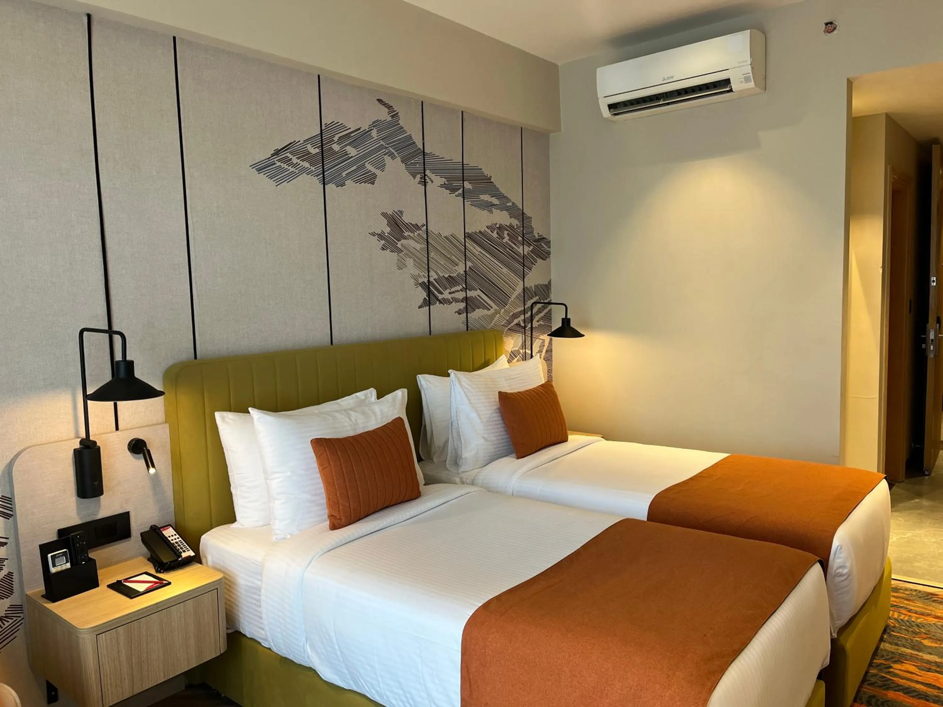 Bed in Ramada Encore by Wyndham Gurugram Dwarka Expressway