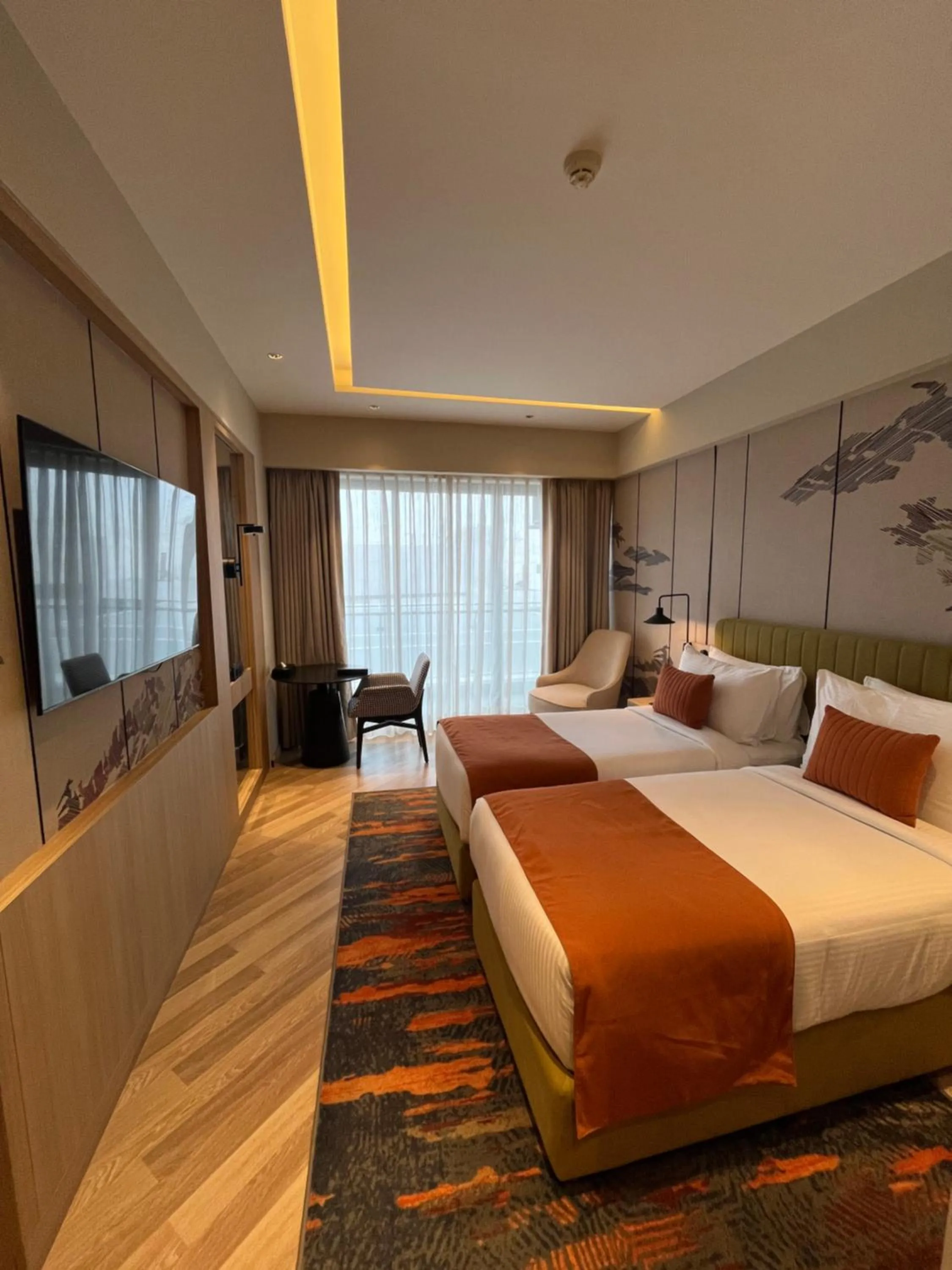 Bed in Ramada Encore by Wyndham Gurugram Dwarka Expressway