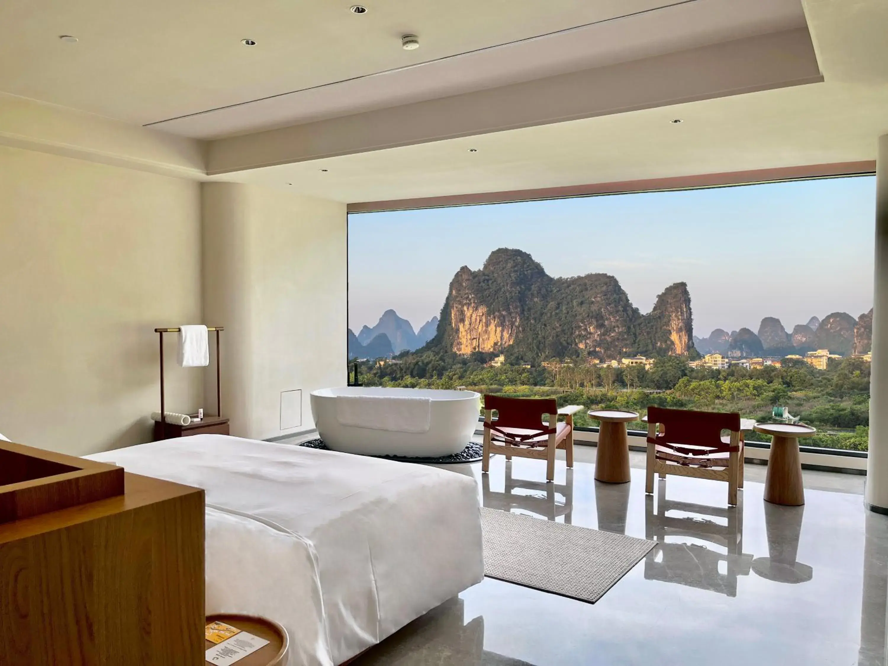 Super King Suite with Balcony in voco Guilin Yangshuo Super King Suite with Balcony in voco Guilin Yangshuo