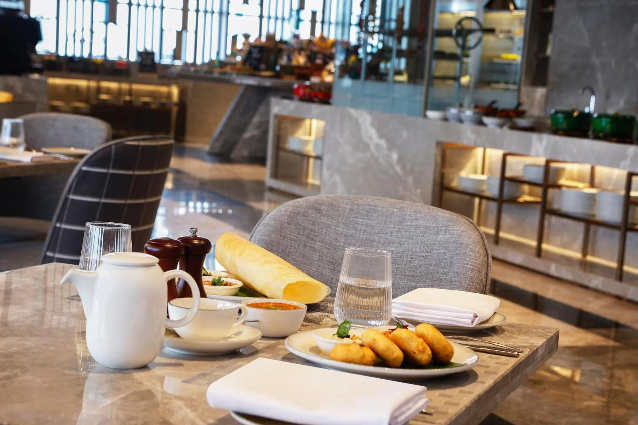 Breakfast in Crowne Plaza Lucknow by IHG