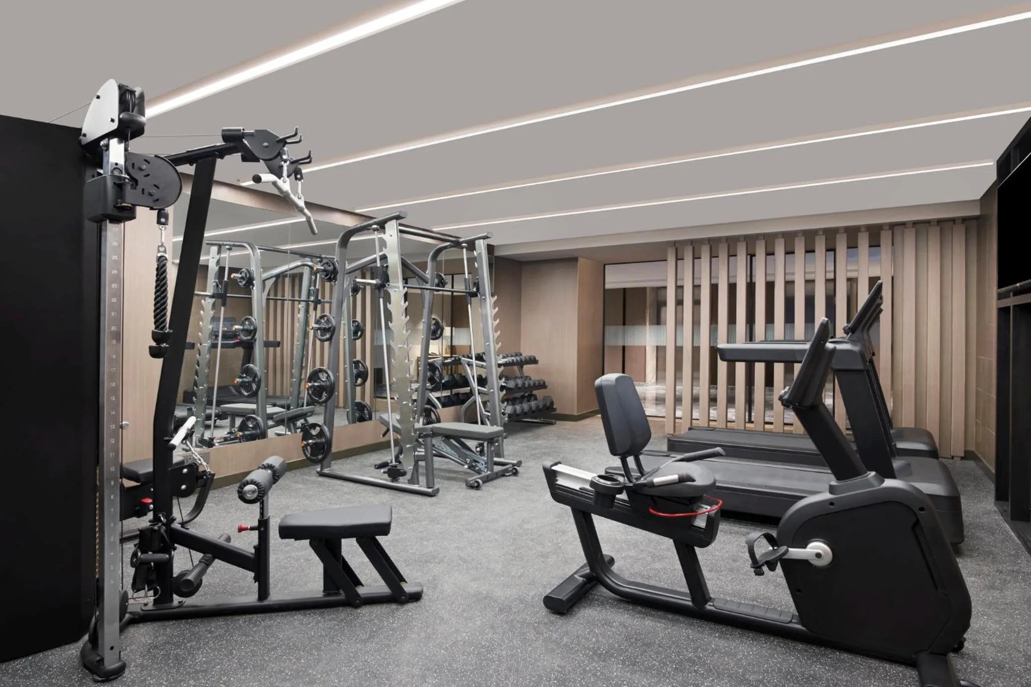 Fitness centre/facilities in Crowne Plaza Lucknow by IHG