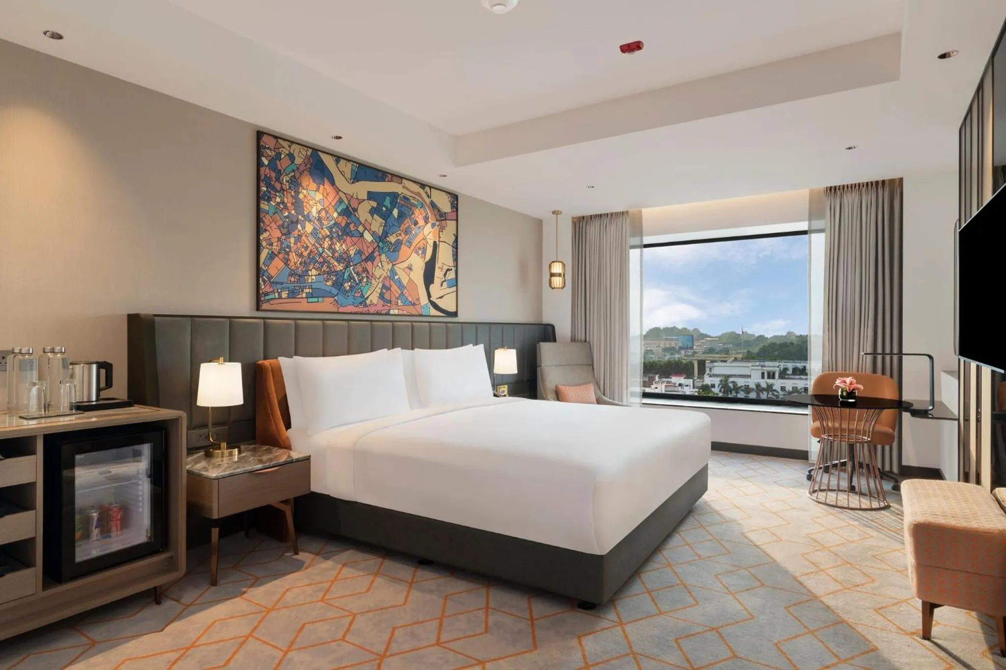 Photo of the whole room, Bed in Crowne Plaza Lucknow by IHG