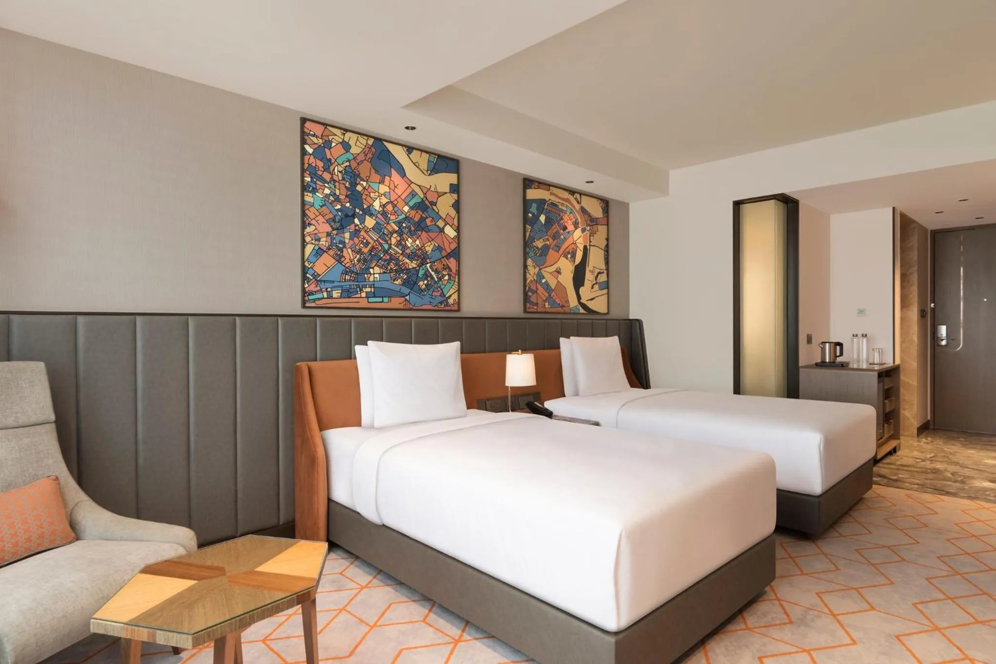 Photo of the whole room, Bed in Crowne Plaza Lucknow by IHG