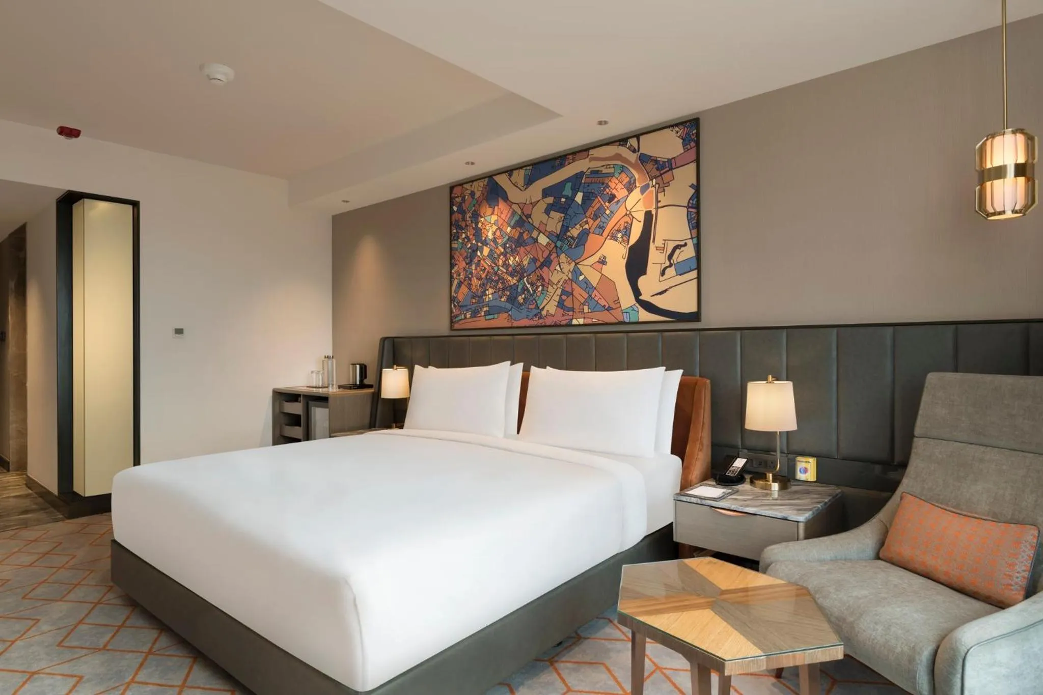 Photo of the whole room, Bed in Crowne Plaza Lucknow by IHG