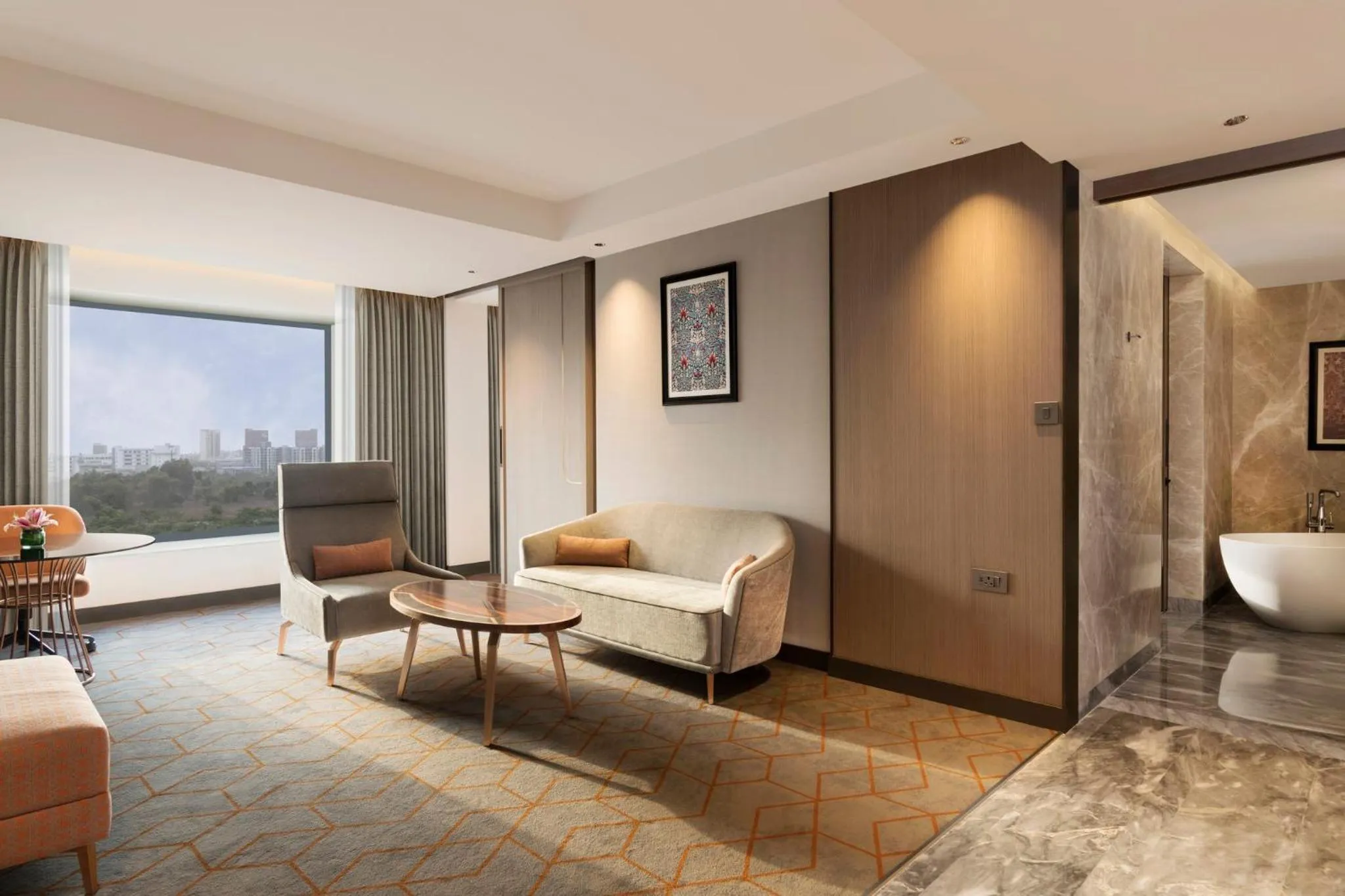 Bedroom in Crowne Plaza Lucknow by IHG