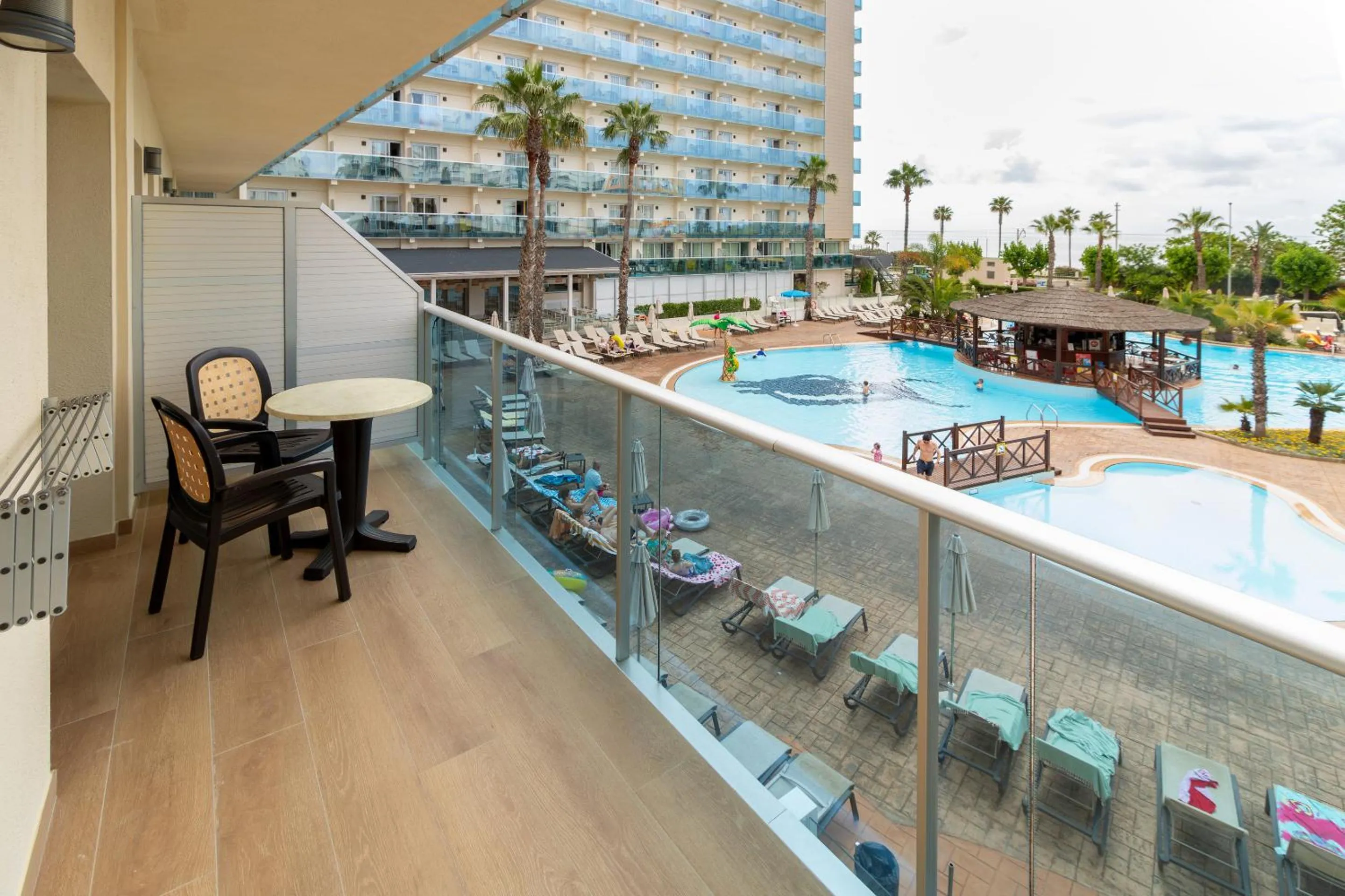 Balcony/Terrace in Golden Taurus Aquapark Resort