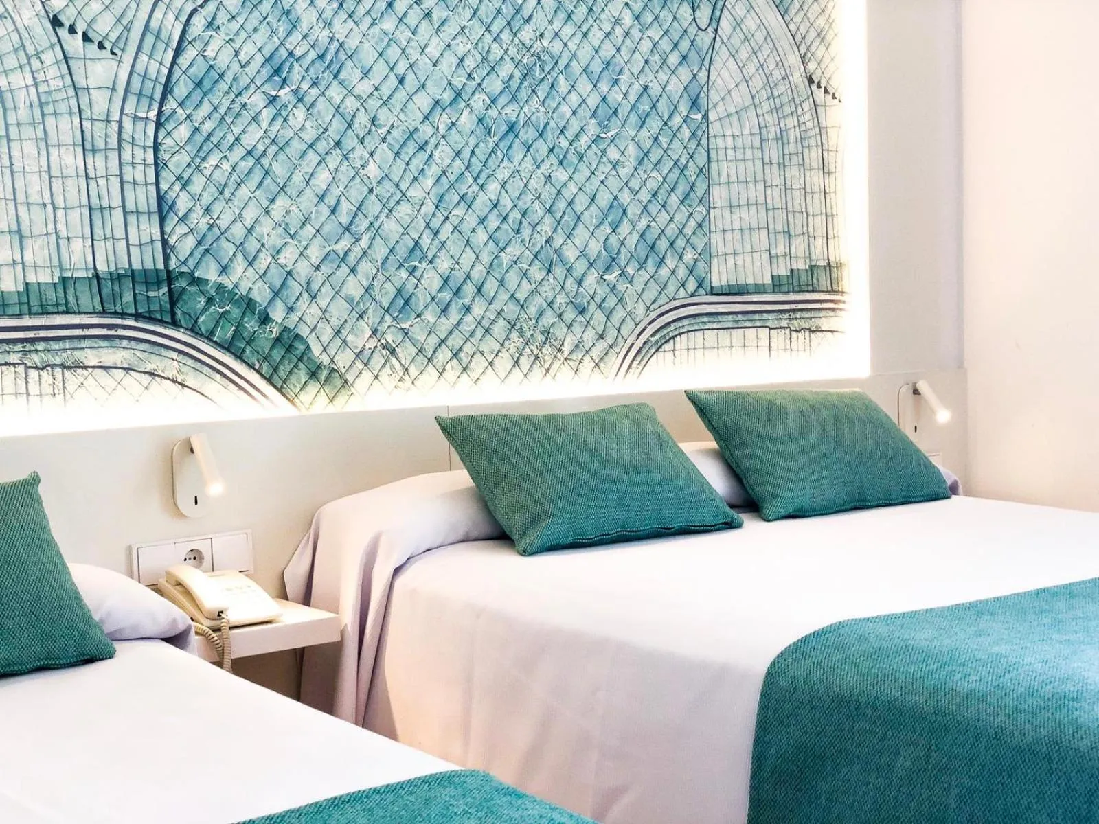 Bed in Golden Taurus Aquapark Resort