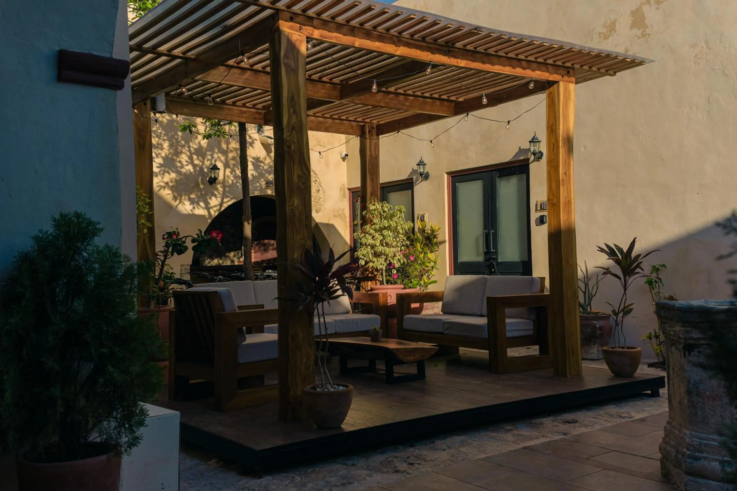 Patio in Hotel Boutique Casa Lanz XVII