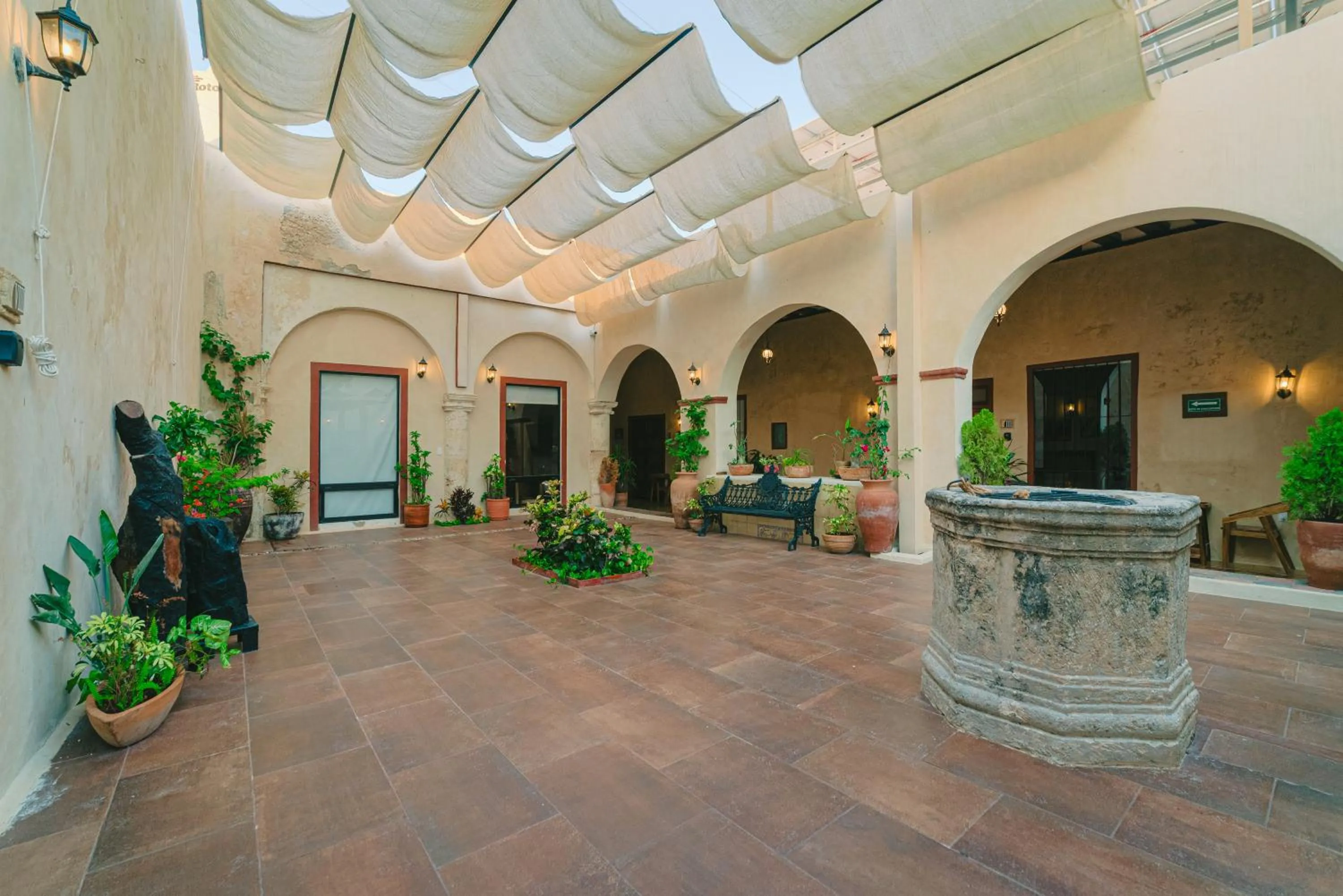 Patio in Hotel Boutique Casa Lanz XVII