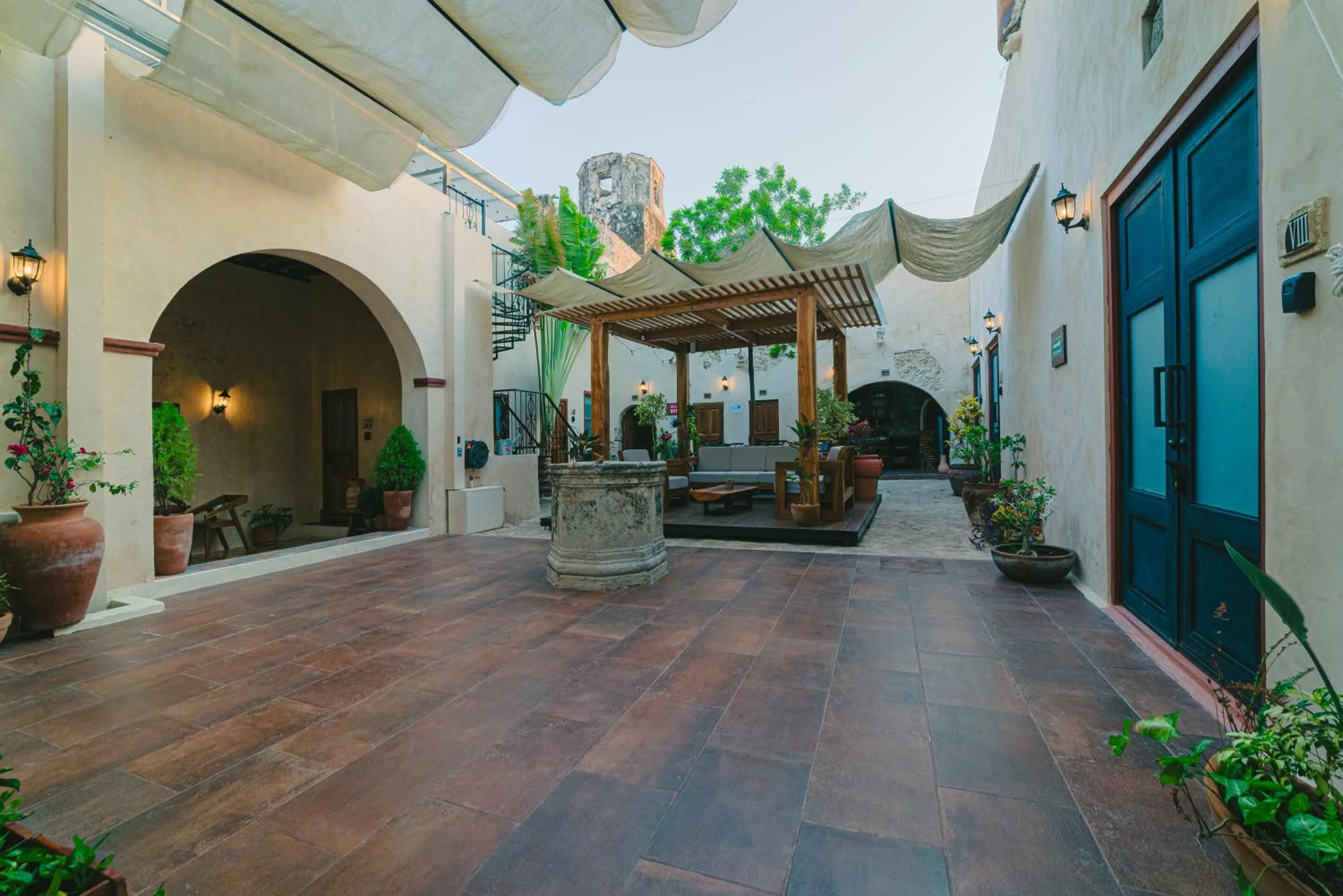 Patio in Hotel Boutique Casa Lanz XVII