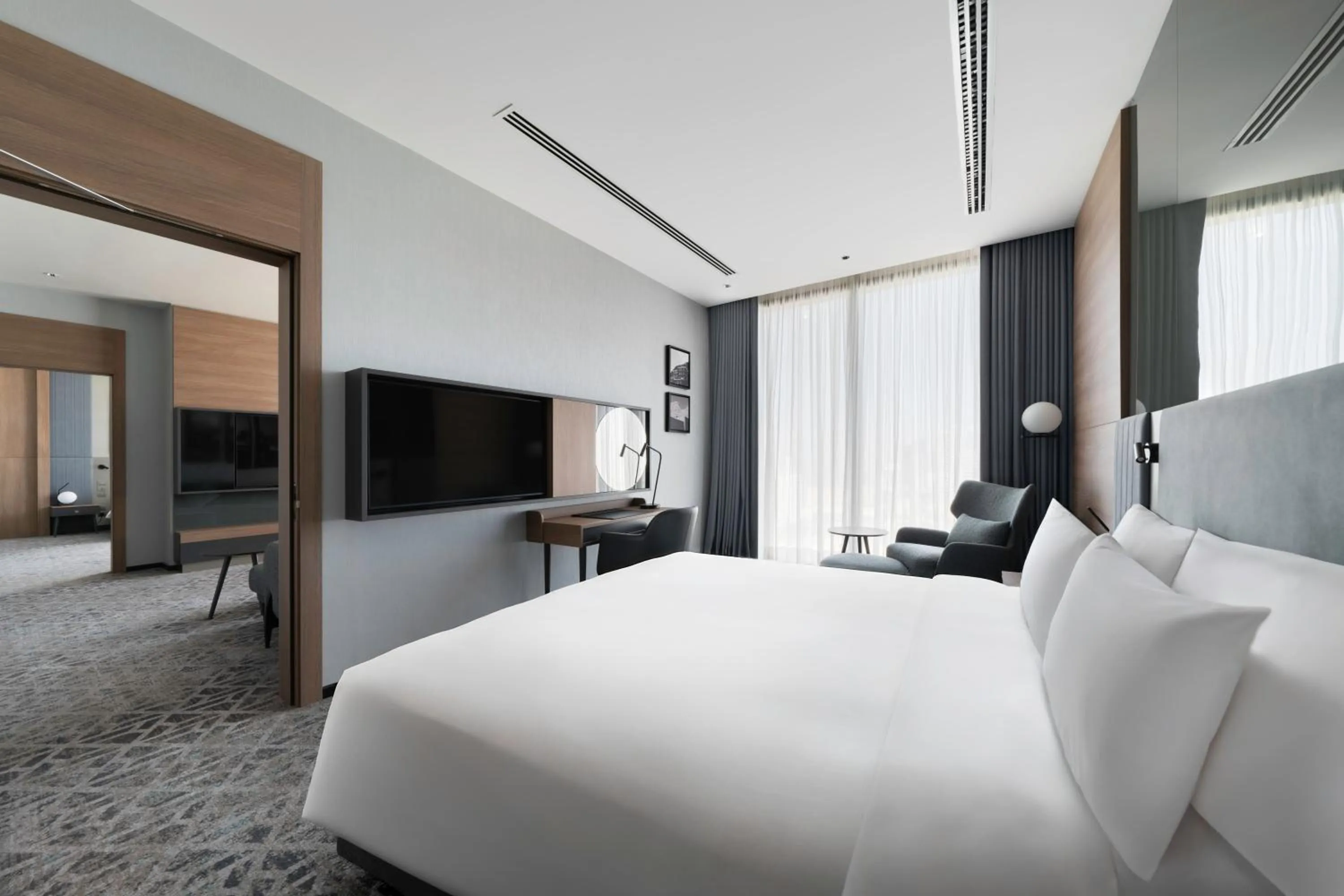 Bed in Radisson Blu Hotel, Riyadh Al Sahafa