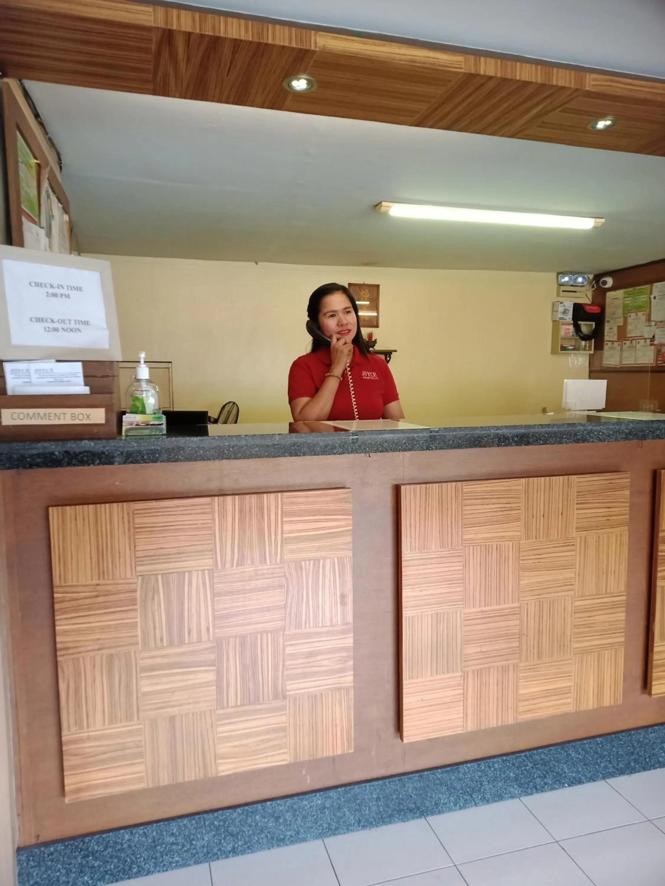 Lobby or reception in Joyce Apartelle San Juan